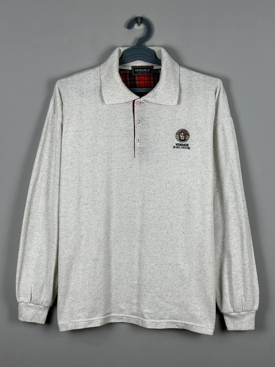 Versace Jeans Couture Versace Jeans Couture Vintage Medusa Polo Sweater Size US L / EU 52-54 / 3 - 1 Thumbnail