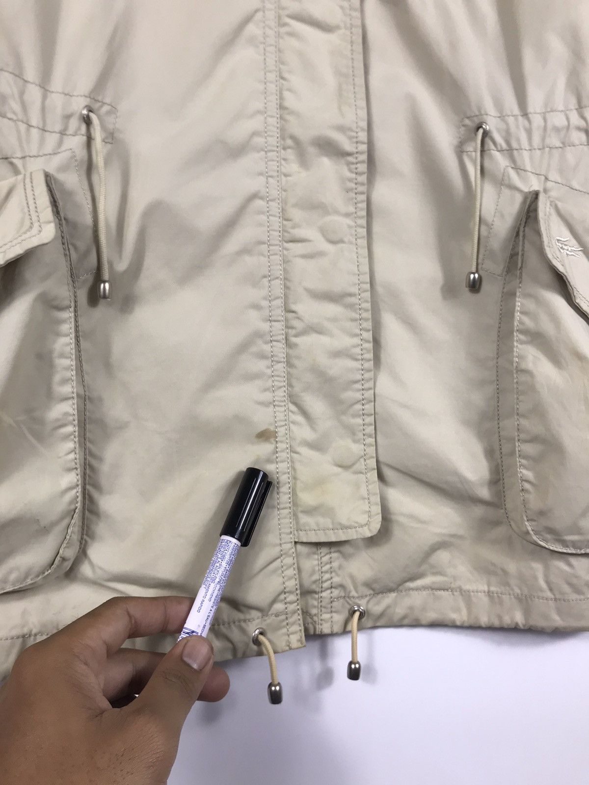 Lacoste × Vintage ⚡️Vintage Lacoste Hooded Parka Jacket Size XS / US 0-2 / IT 36-38 - 6 Thumbnail