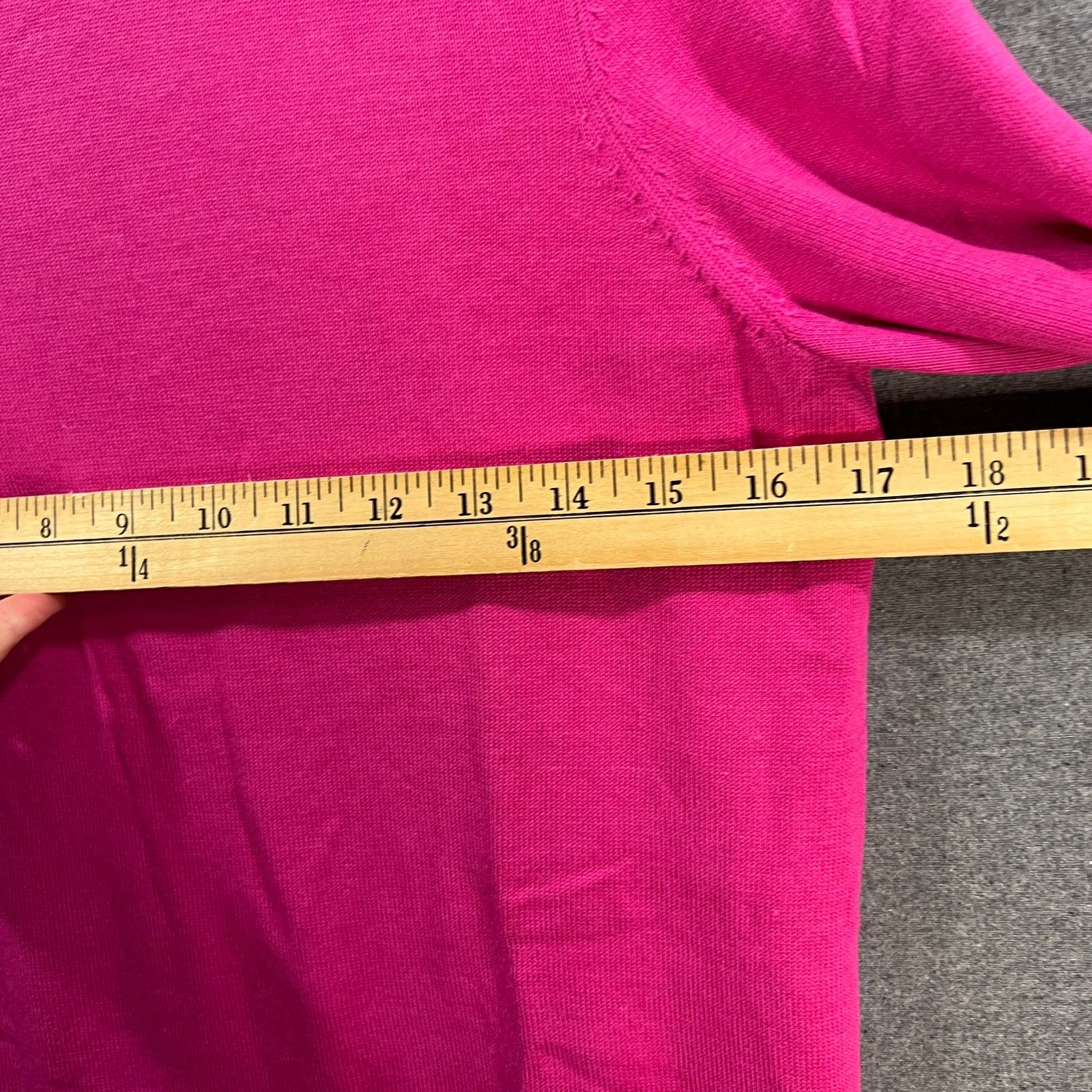 Other J Jason Wu Fine Gauge Tunic Sweater Raspberry Rose, X-Small Size XS / US 0-2 / IT 36-38 - 7 Thumbnail