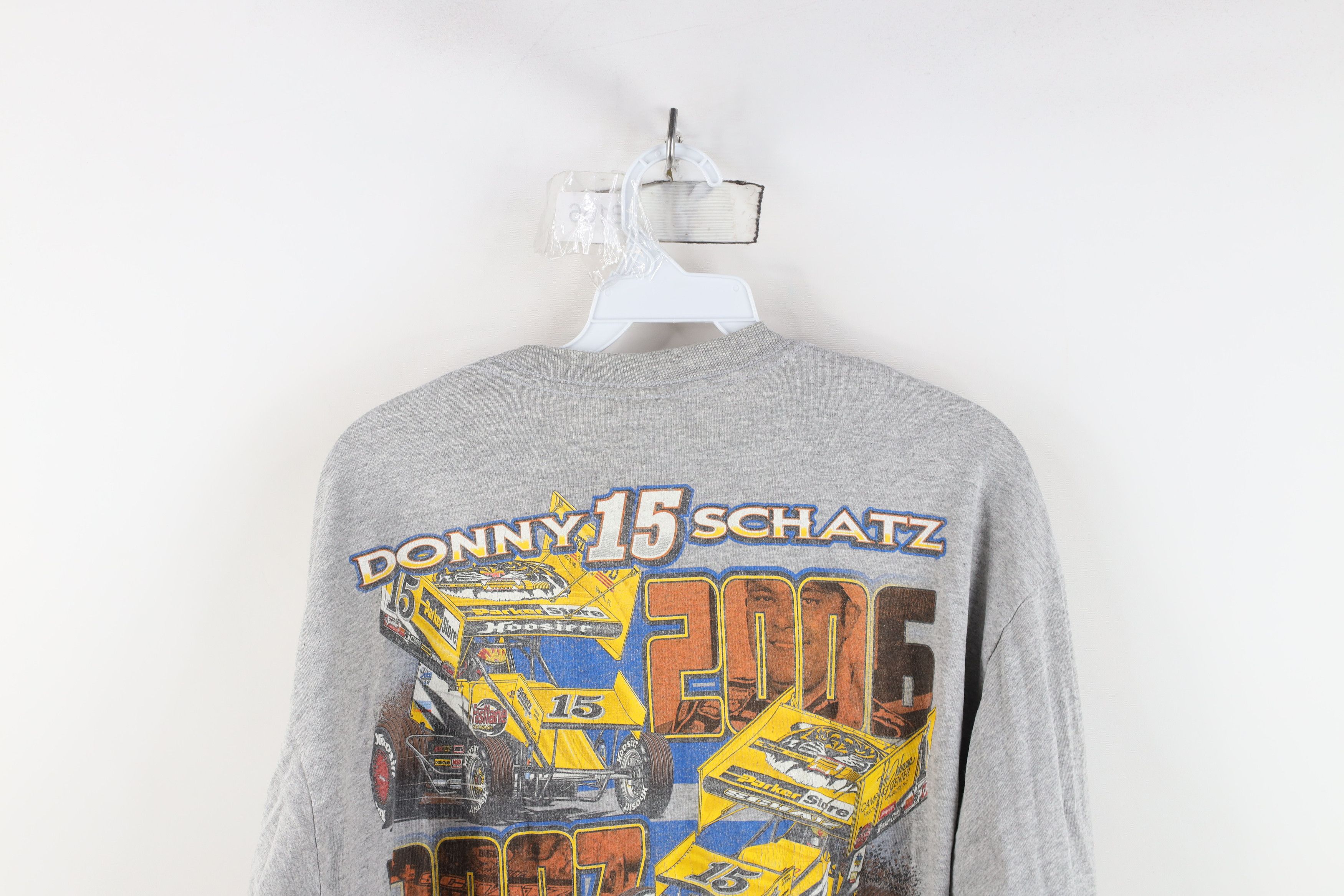 Vintage Vintage Y2K Outlaws Donny Schatz Racing Long Sleeve T-Shirt Size US L / EU 52-54 / 3 - 14 Thumbnail