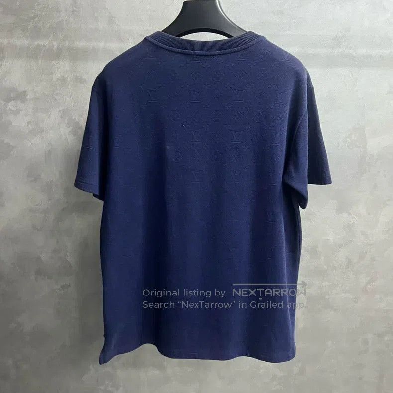 Louis Vuitton Louis Vuitton Navy Solid 3D Pocket Short Sleeve Size US L / EU 52-54 / 3 - 5 Thumbnail
