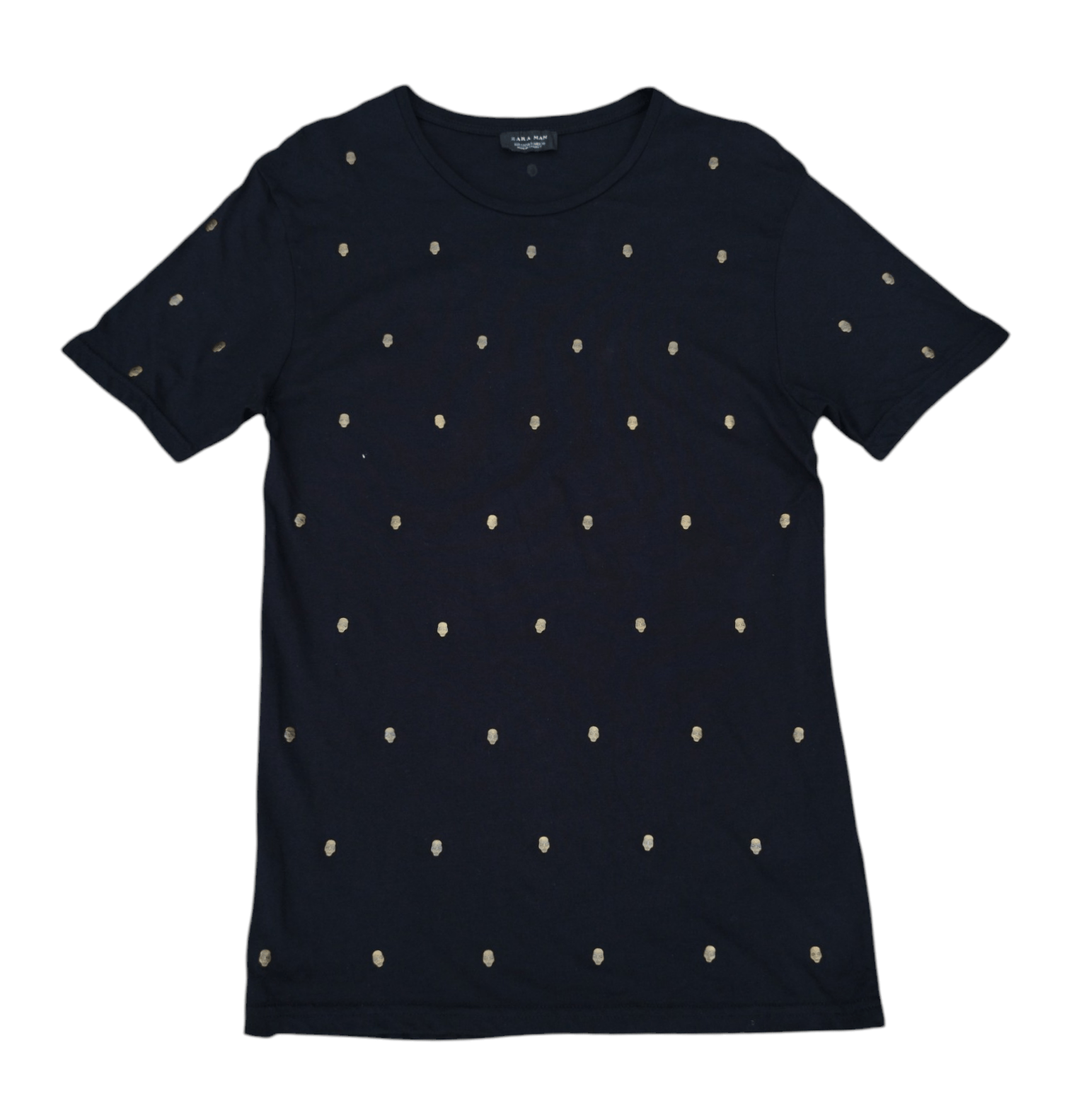 Zara Zara man skull t-shirt Size US S / EU 44-46 / 1 - 1 Thumbnail