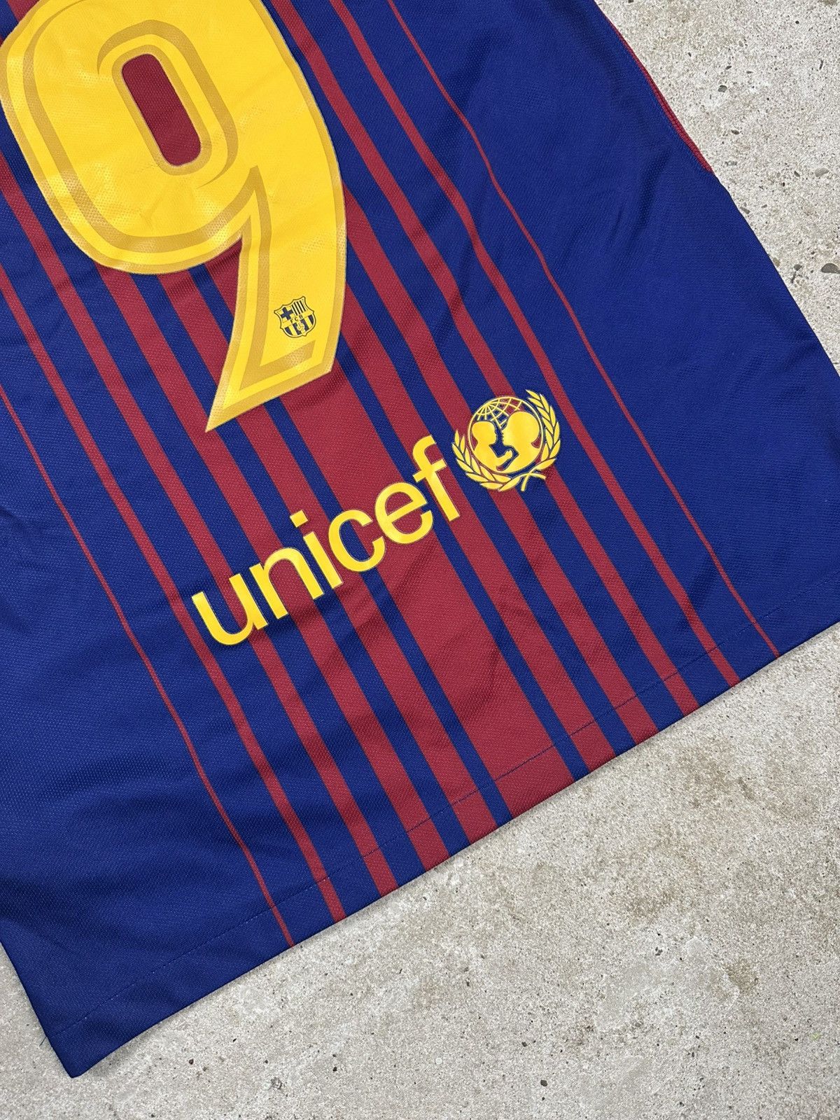 Nike Nike x FC Barcelona 2017/2018 Home Suarez #9 Jersey Size US S / EU 44-46 / 1 - 16 Thumbnail