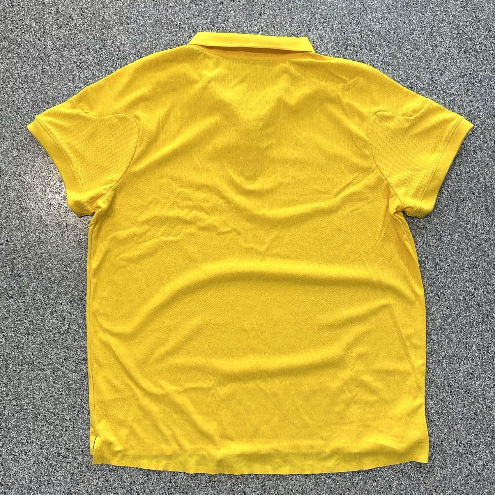 Nike Nike Dri-FIT Polo Mens XL HQ0792 728 Slim Fit 1/4 Zip Shirt Yellow Tennis Polo Size US XL / EU 56 / 4 - 7 Thumbnail