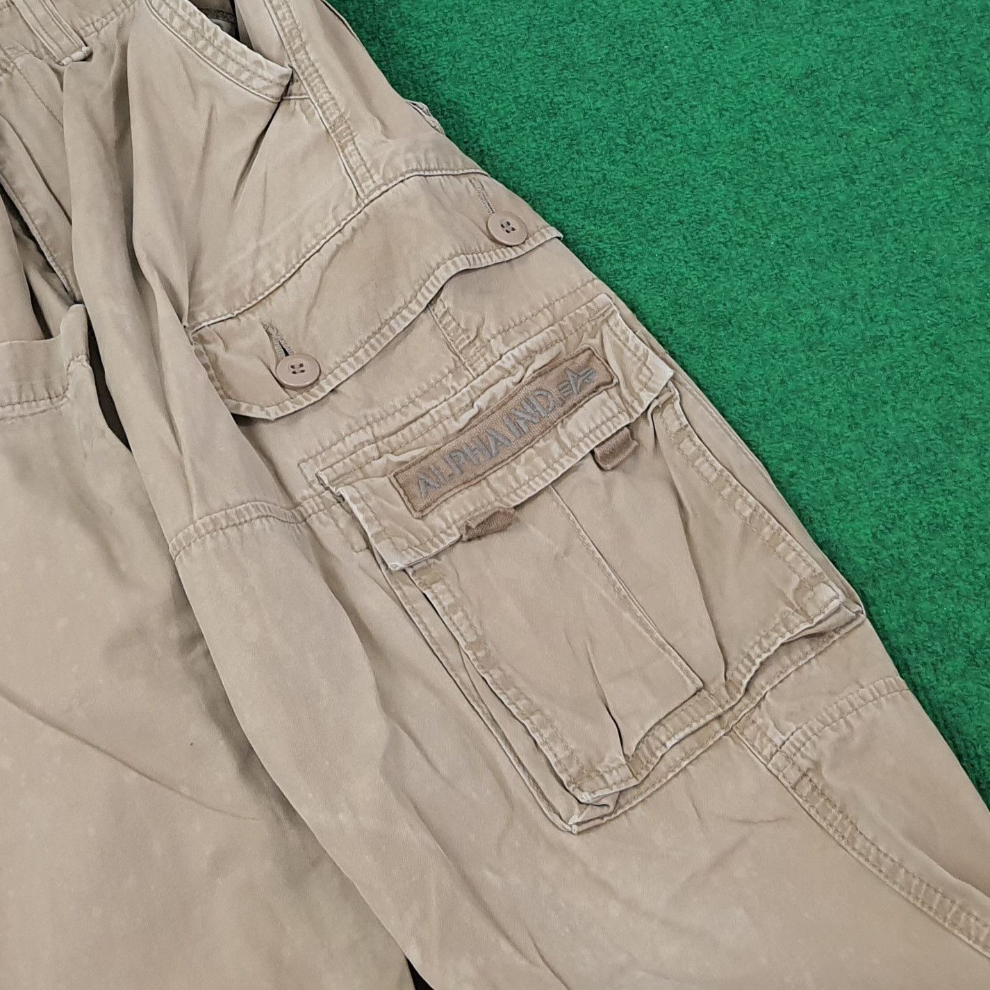 Alpha Industries Vintage Alpha Industries Cargo Pants C244N4 Size US 31 - 10 Thumbnail