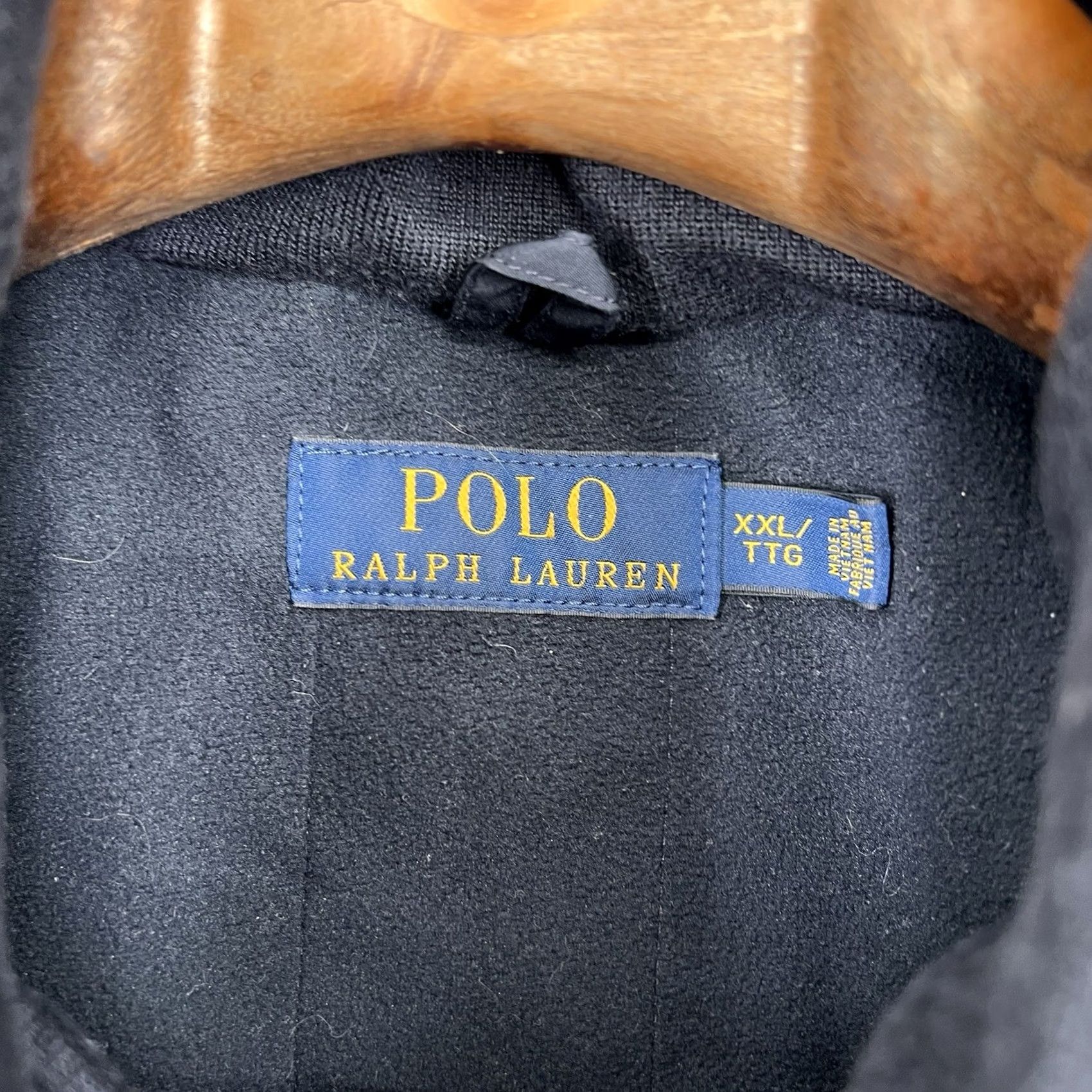 Ralph Lauren Polo Ralph Lauren Jacket 2XL Navy Blue Windbreaker Fleece Lined Zip Stand-Up Collar Mens Regular Size US XXL / EU 58 / 5 - 4 Thumbnail