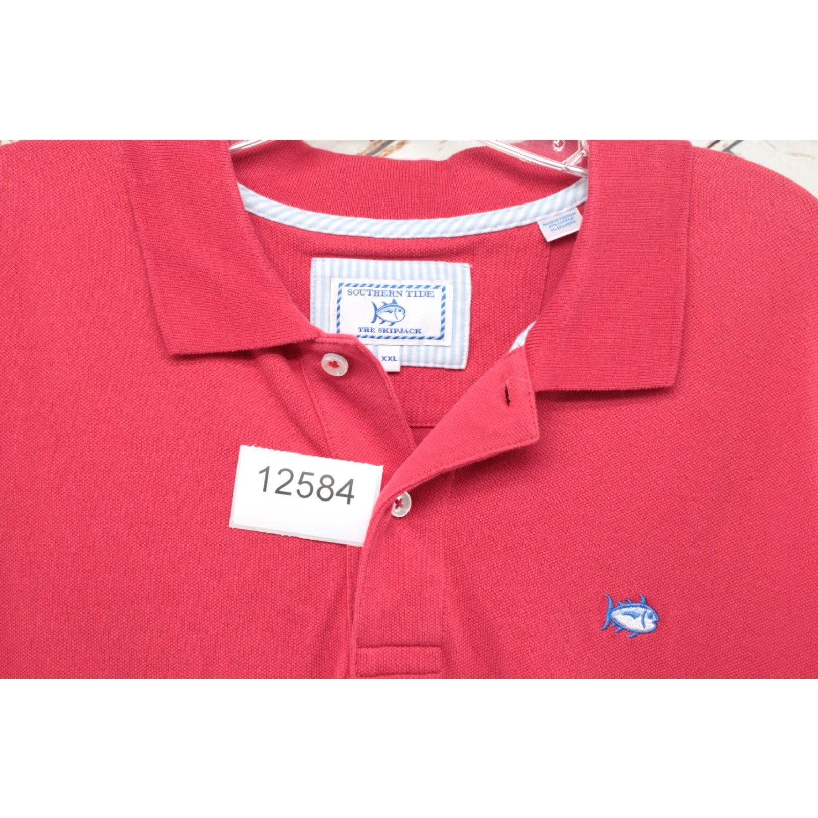 Southern Tide Southern Tide Polo Shirt Men's XXL The Skipjack Red Cotton Stretch Preppy Stylish Size US XXL / EU 58 / 5 - 7 Thumbnail