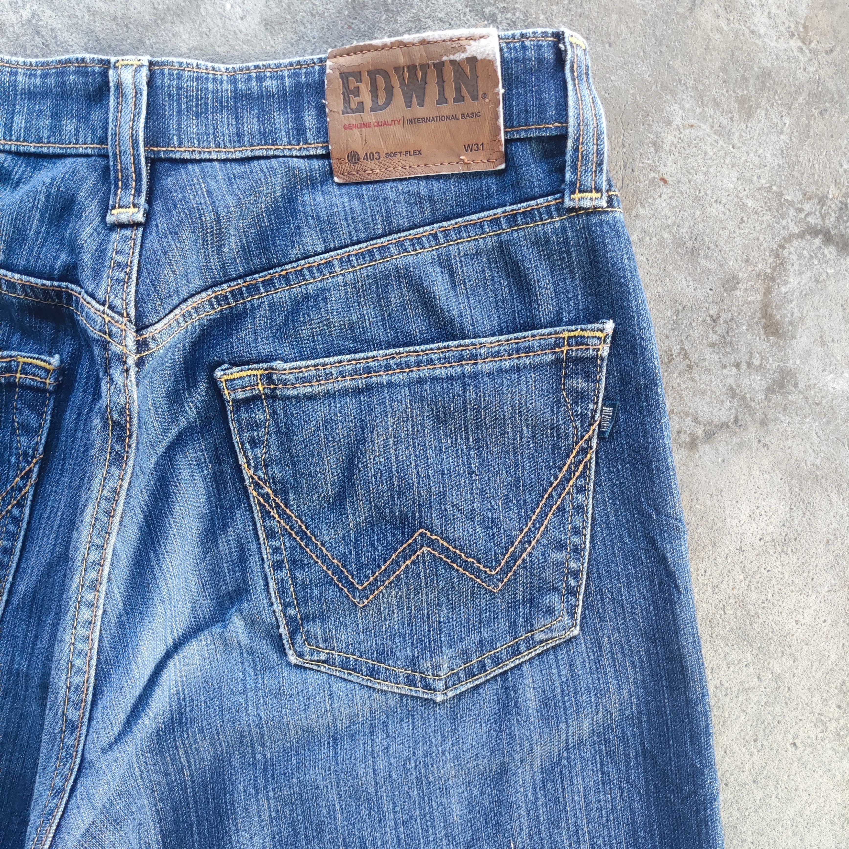 Edwin Vintage Edwin Brand Buggy Jeans Distressed Ripped Pants Size US 30 / EU 46 - 12 Thumbnail