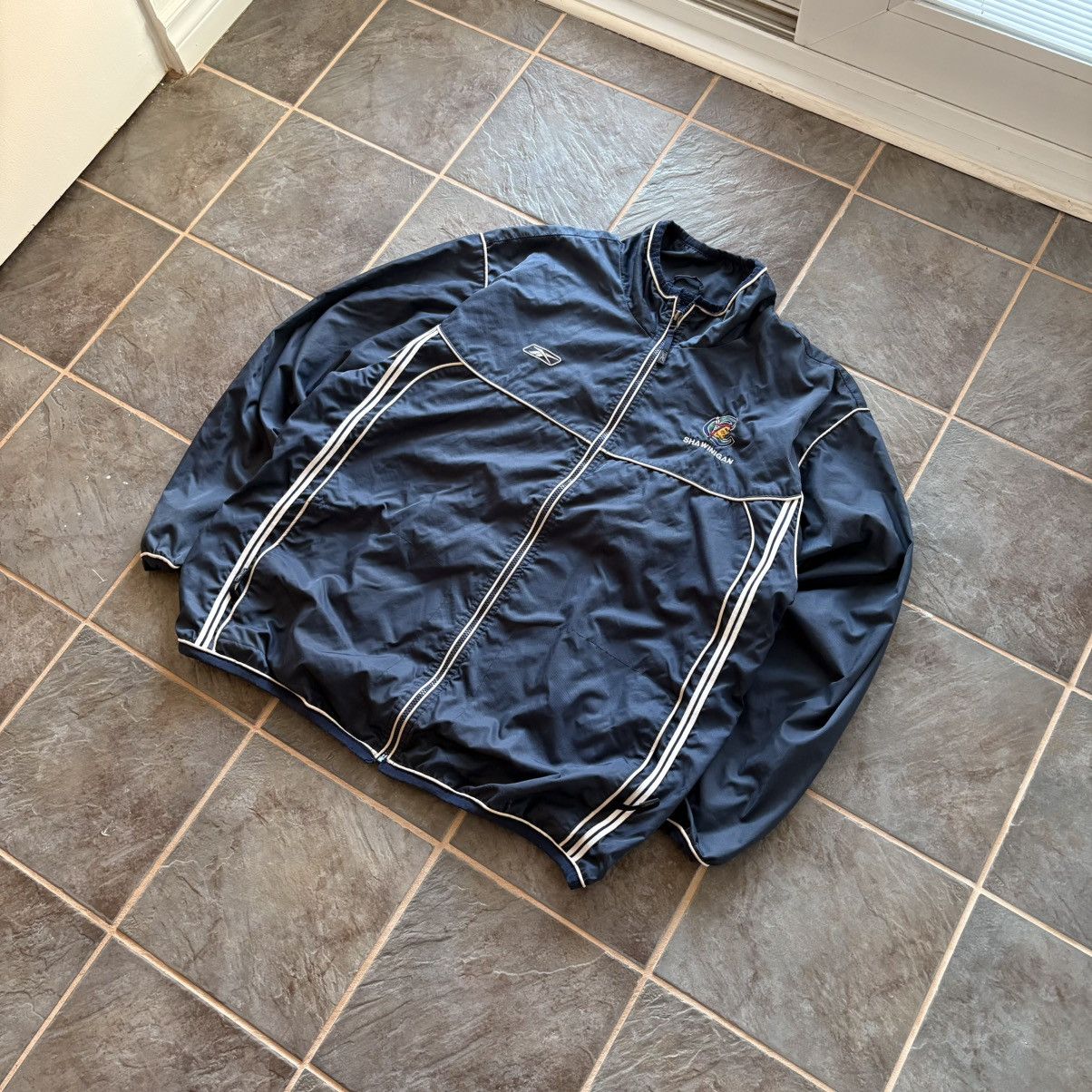 Reebok × Vintage Vintage Reebok Shawinigan windbreaker hockey size Xl Size US XL / EU 56 / 4 - 1 Thumbnail