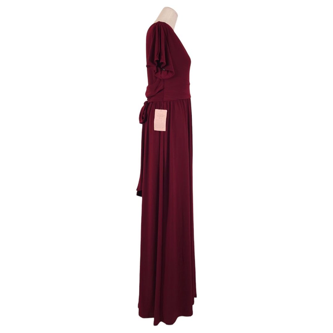 Anthropologie NWT Anthropologie BHLDN Mendoza Dress Burgundy Red Sz 8 Size M / US 6-8 / IT 42-44 - 5 Thumbnail