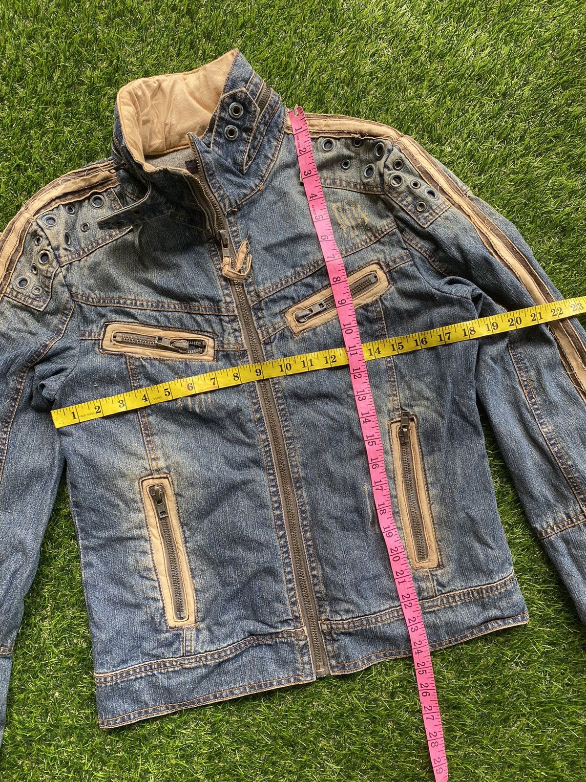 In The Attic 🔥 Distressed 🔥 Vintage In The Attic Jacket - Punk Design Size M / US 6-8 / IT 42-44 - 17 Thumbnail