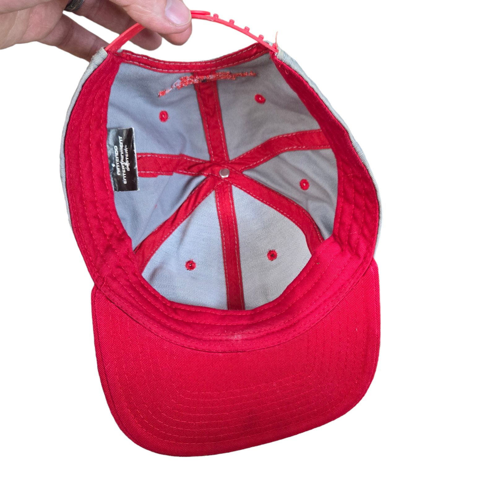 Nintendo Nintendo Red Gray Snapback Nintendo NES Controller Hat Size ONE SIZE - 5 Thumbnail