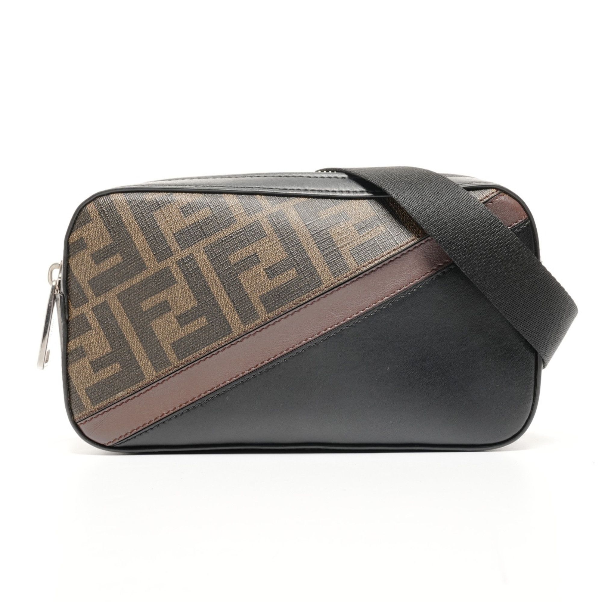 Fendi Fendi Zucca Diagonal Camera Case Shoulder Bag, Black, WS25836 Size ONE SIZE - 1 Thumbnail