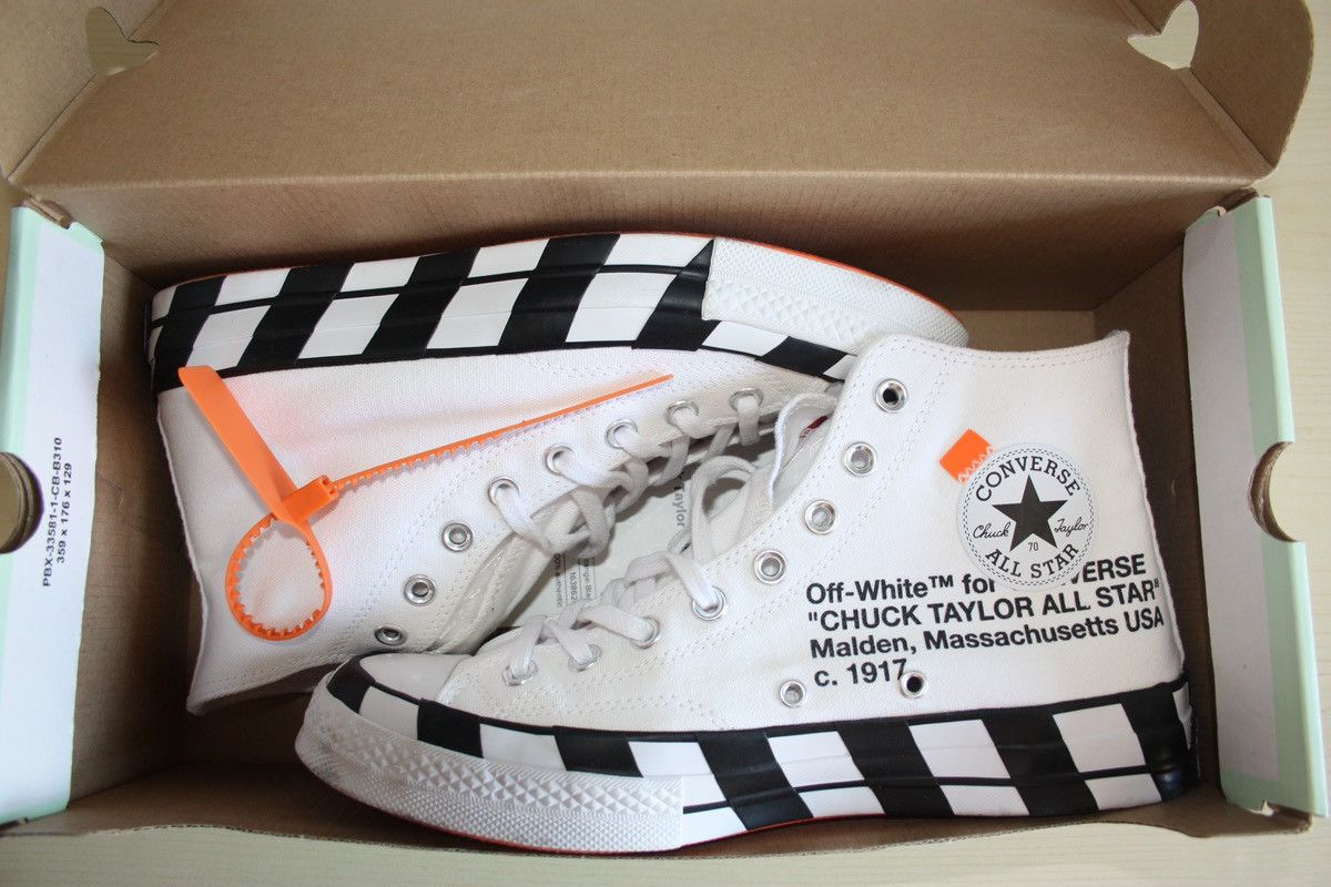 Converse × Off-White Converse X off white Size US 8.5 / EU 41-42 - 2 Thumbnail