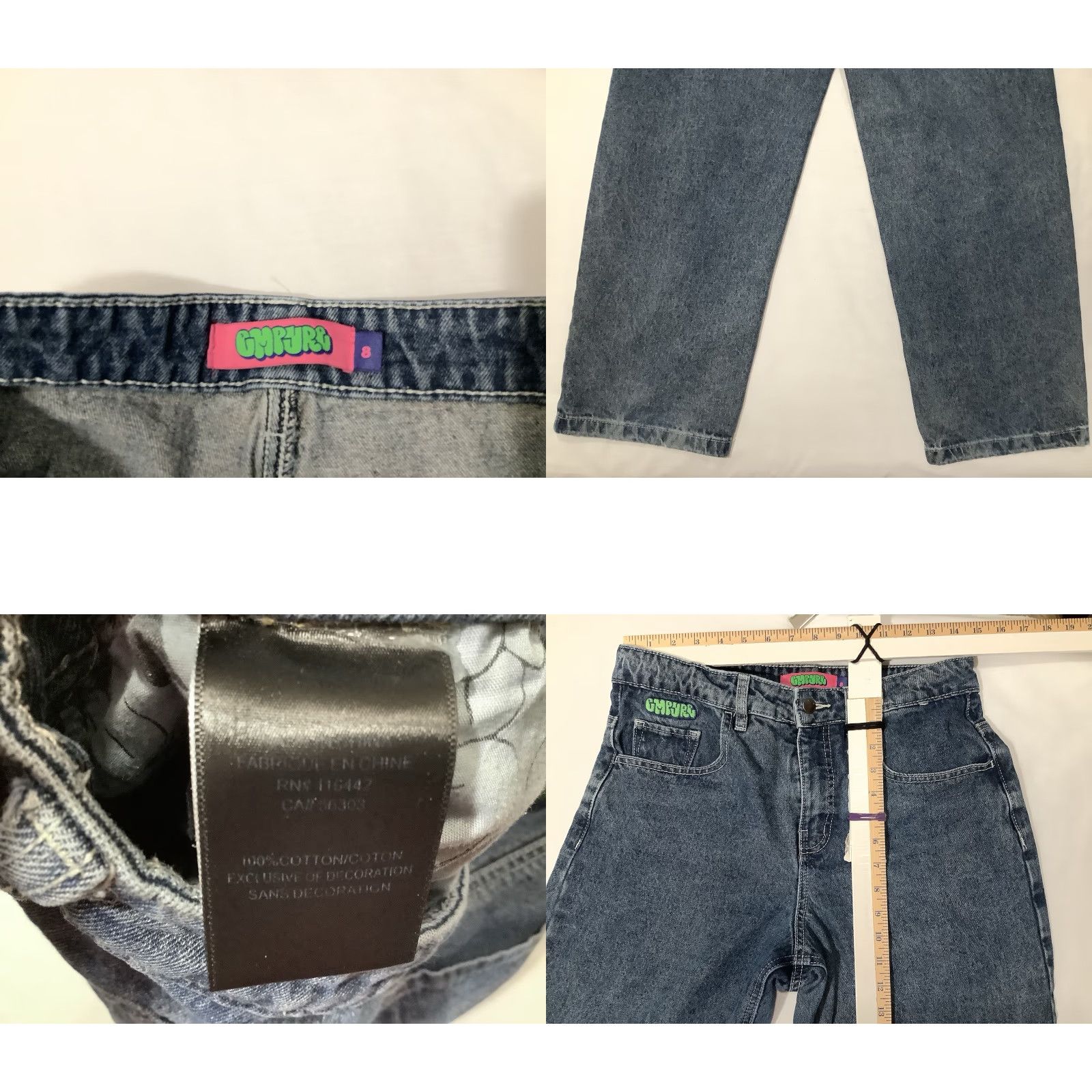Empyre VINTAGE Empyre Jeans Blue Size 8 Womens Straight Leg Denim 90s Skater Mid Rise Jeans Women Size 30" / US 8 / IT 44 - 8 Thumbnail