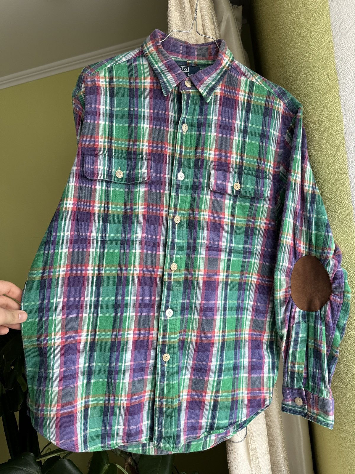 Polo Ralph Lauren Vintage 90s Polo Ralph Lauren Plaid Flannel Shirt Size US M / EU 48-50 / 2 - 5 Thumbnail
