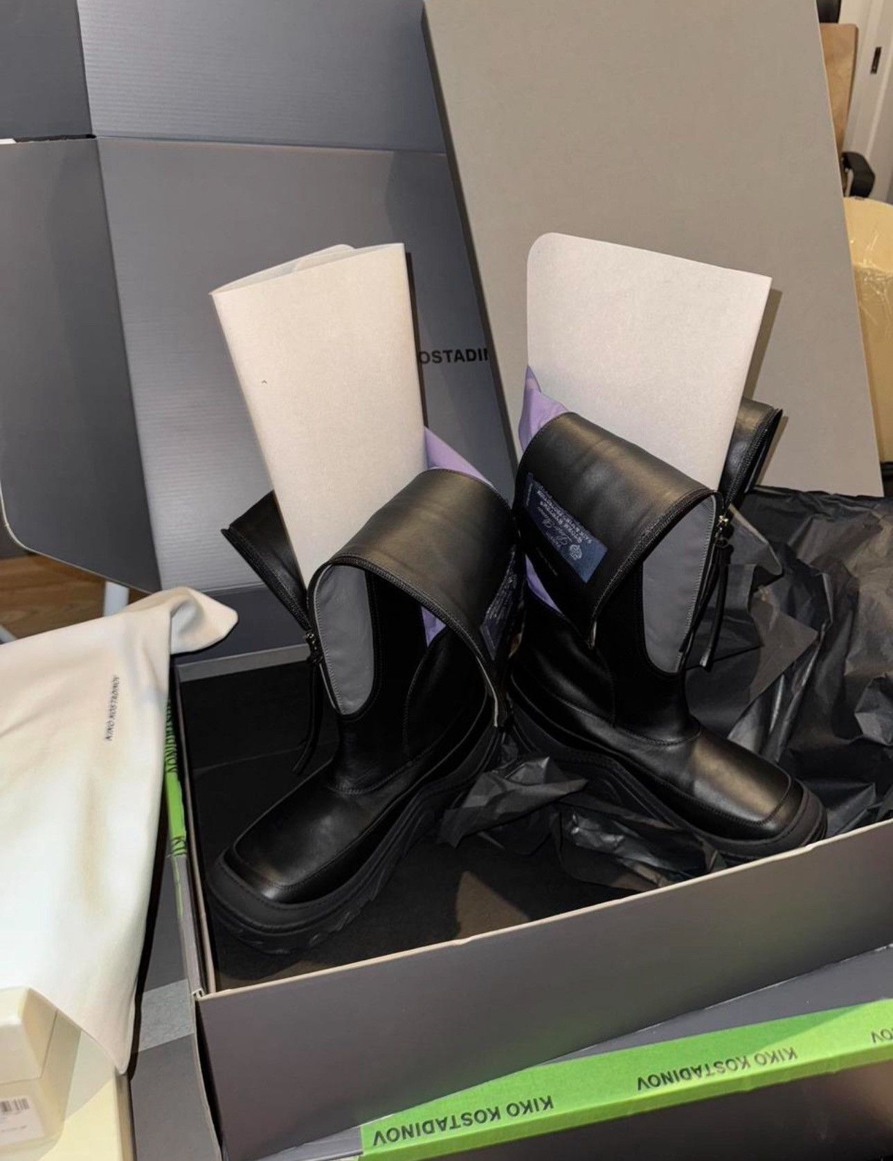 kiko kostadinov KK. LORO PIANA BOOT 01