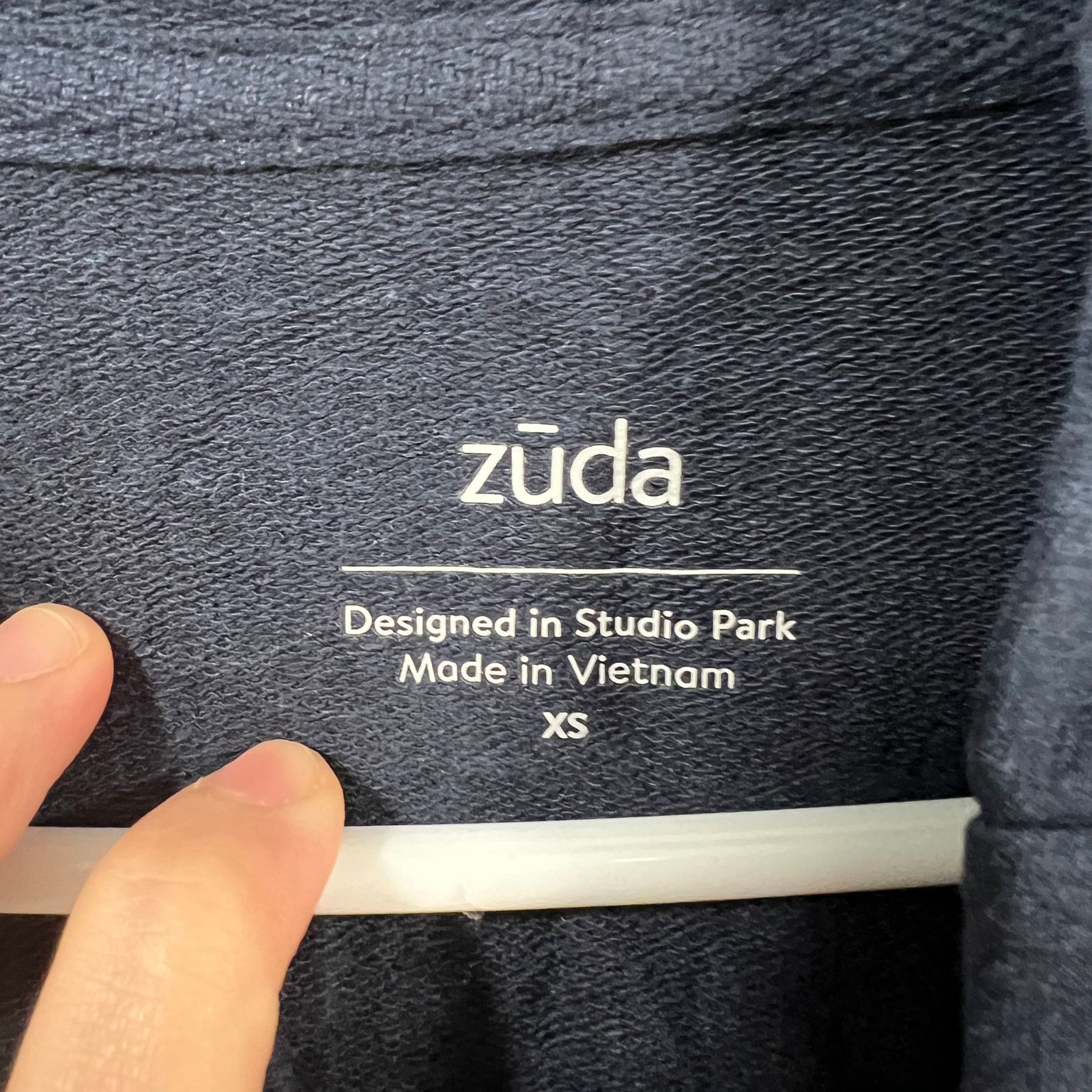 Other zuda Z-Knit Scoop Neck Hoodie with Ruching Detail French Size XS / US 0-2 / IT 36-38 - 3 Thumbnail