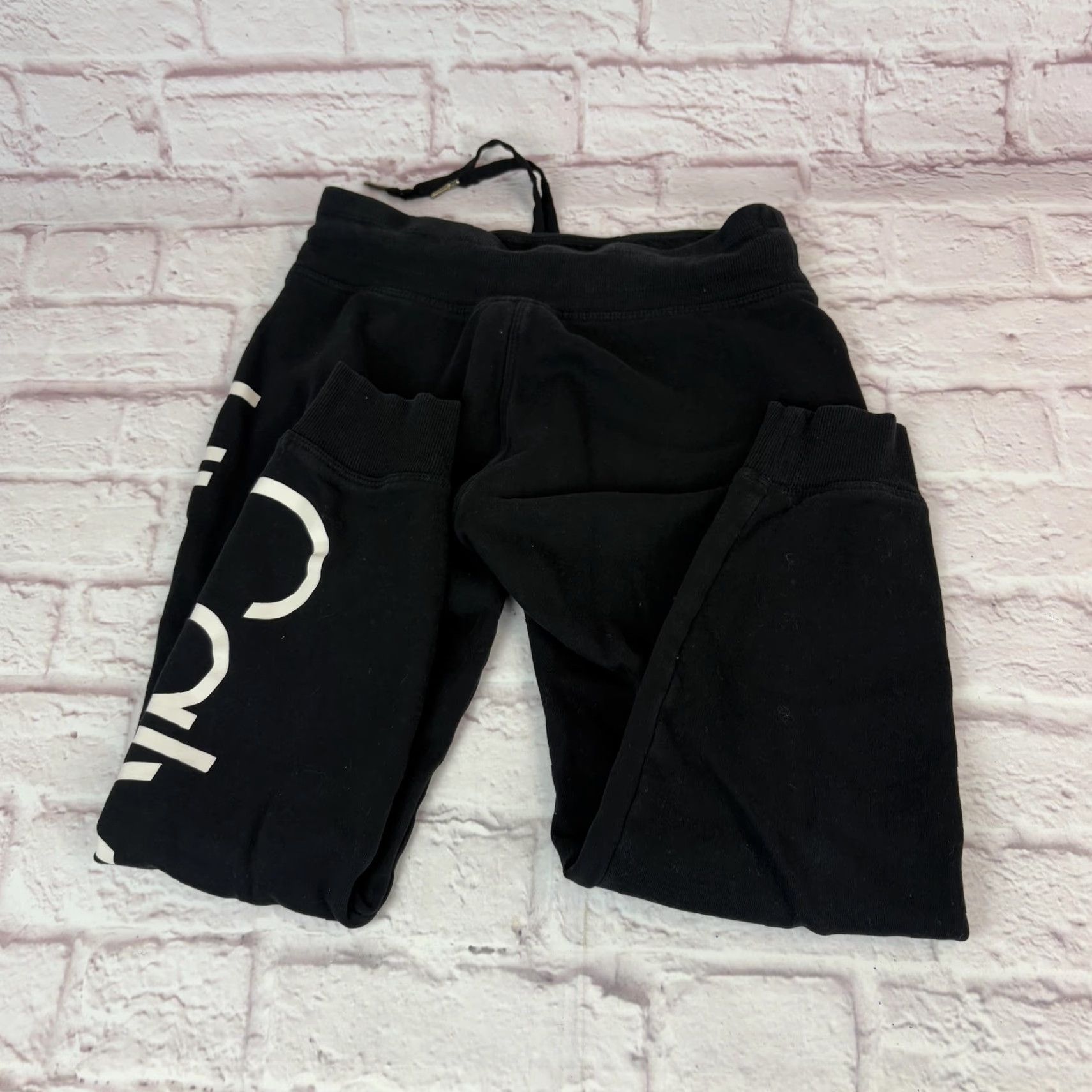 Calvin Klein Calvin Klein Performance Sweatpants Womens XS Black Fleece Jogger with Logo Side Pocket Elastic Waist Tapered Womens Sweatpants Size 26" / US 2 / IT 38 - 2 Thumbnail