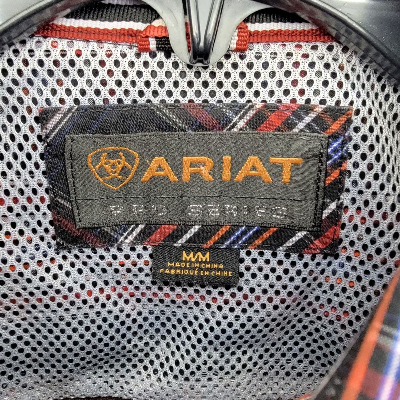 Ariat Ariat Pro Series mens Medium Long Sleeve Shirt button up western black red Size US M / EU 48-50 / 2 - 2 Thumbnail