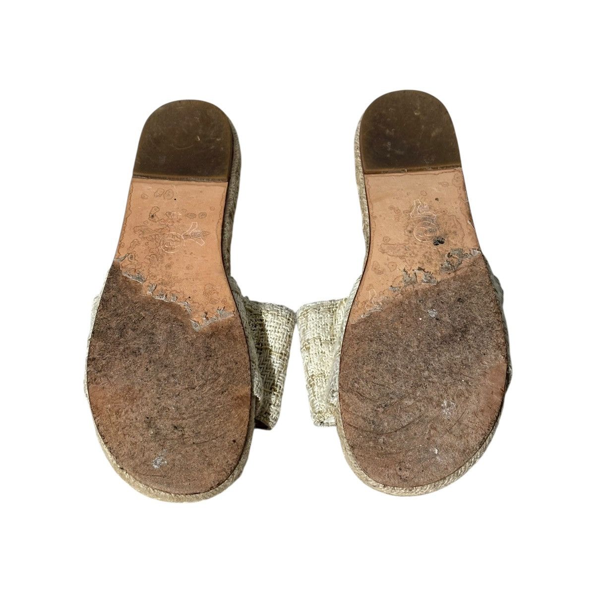 Chanel Tweed slip on sandal Size US 12 / IT 42 - 3 Thumbnail