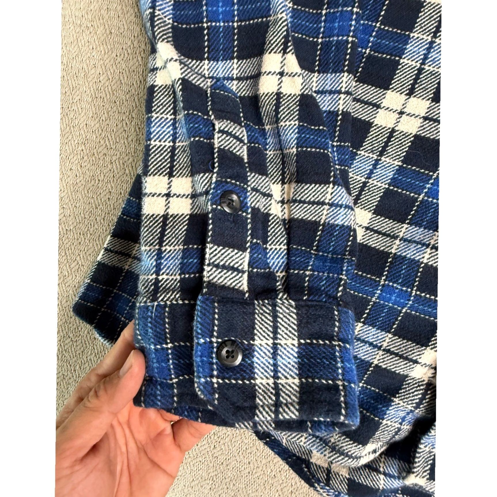 Orvis Orvis Classic Collection Shirt Mens 3XL Blue Flannel Plaid Long Sleeve Size US XXL / EU 58 / 5 - 5 Thumbnail