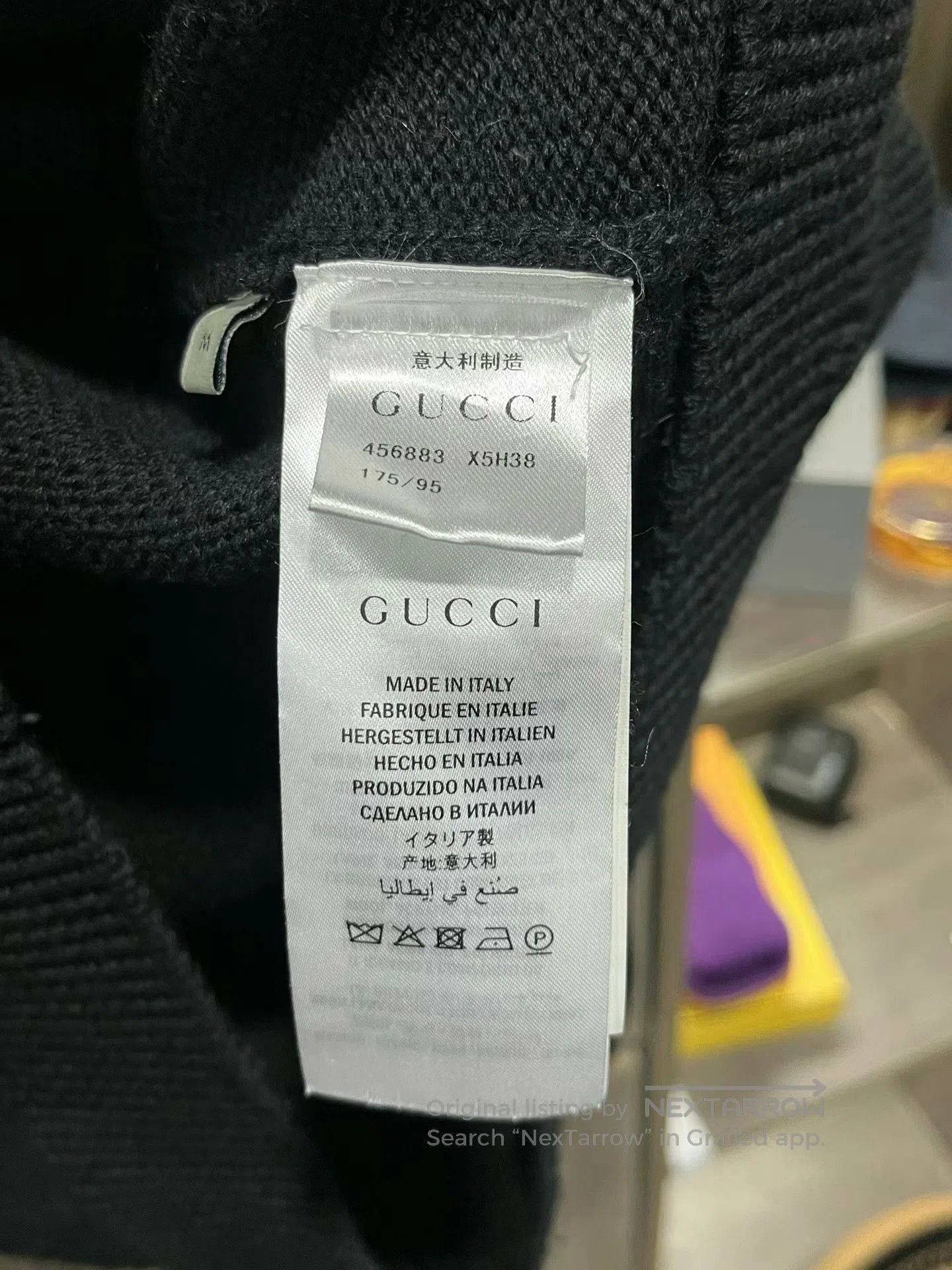 Gucci black embroidered wool cardigan from gucci. Size US M / EU 48-50 / 2 - 4 Thumbnail