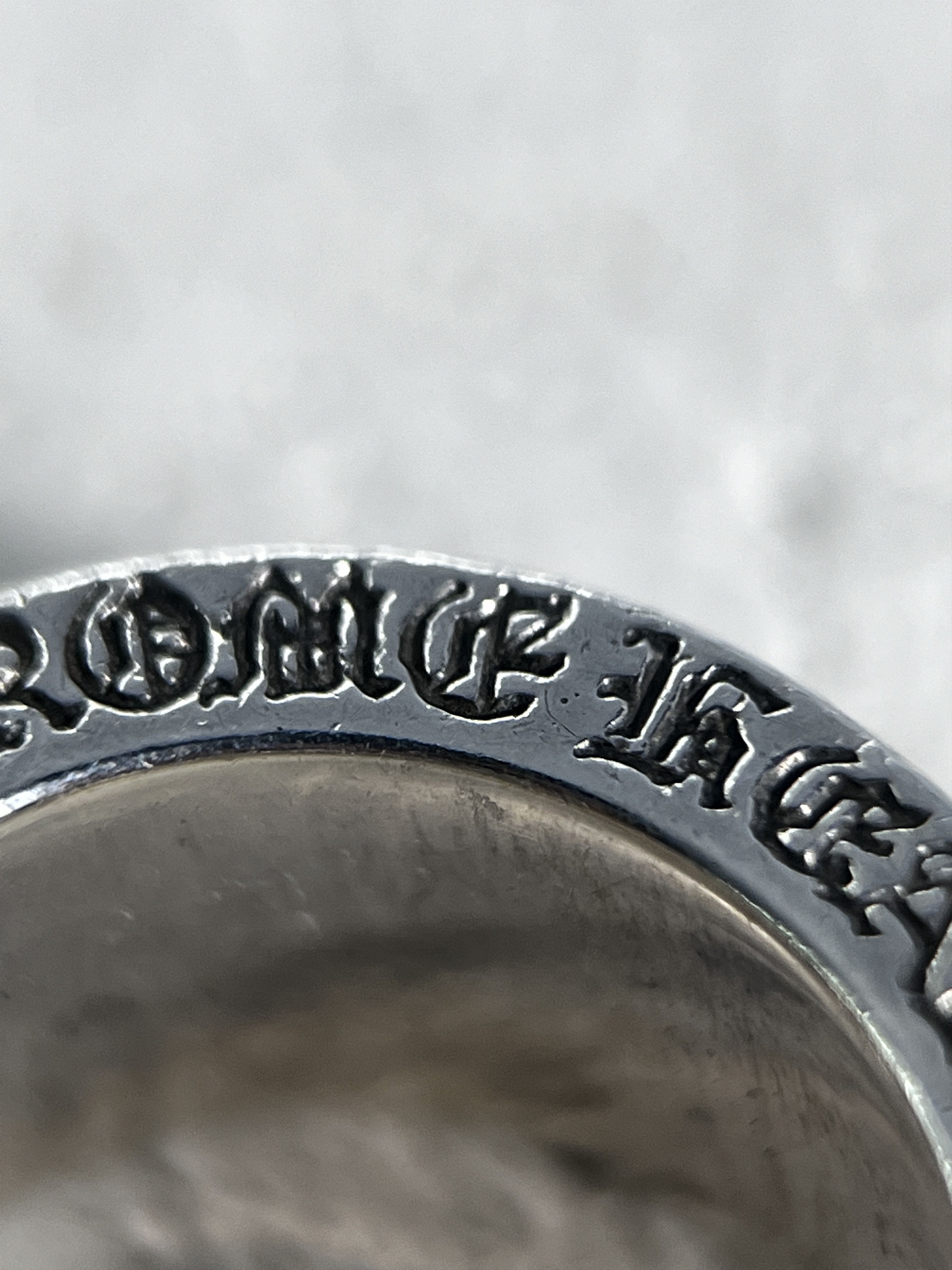 Chrome Hearts Chrome Hearts CH Plus motif Cross Spinner Ring Silver Size ONE SIZE - 10 Thumbnail