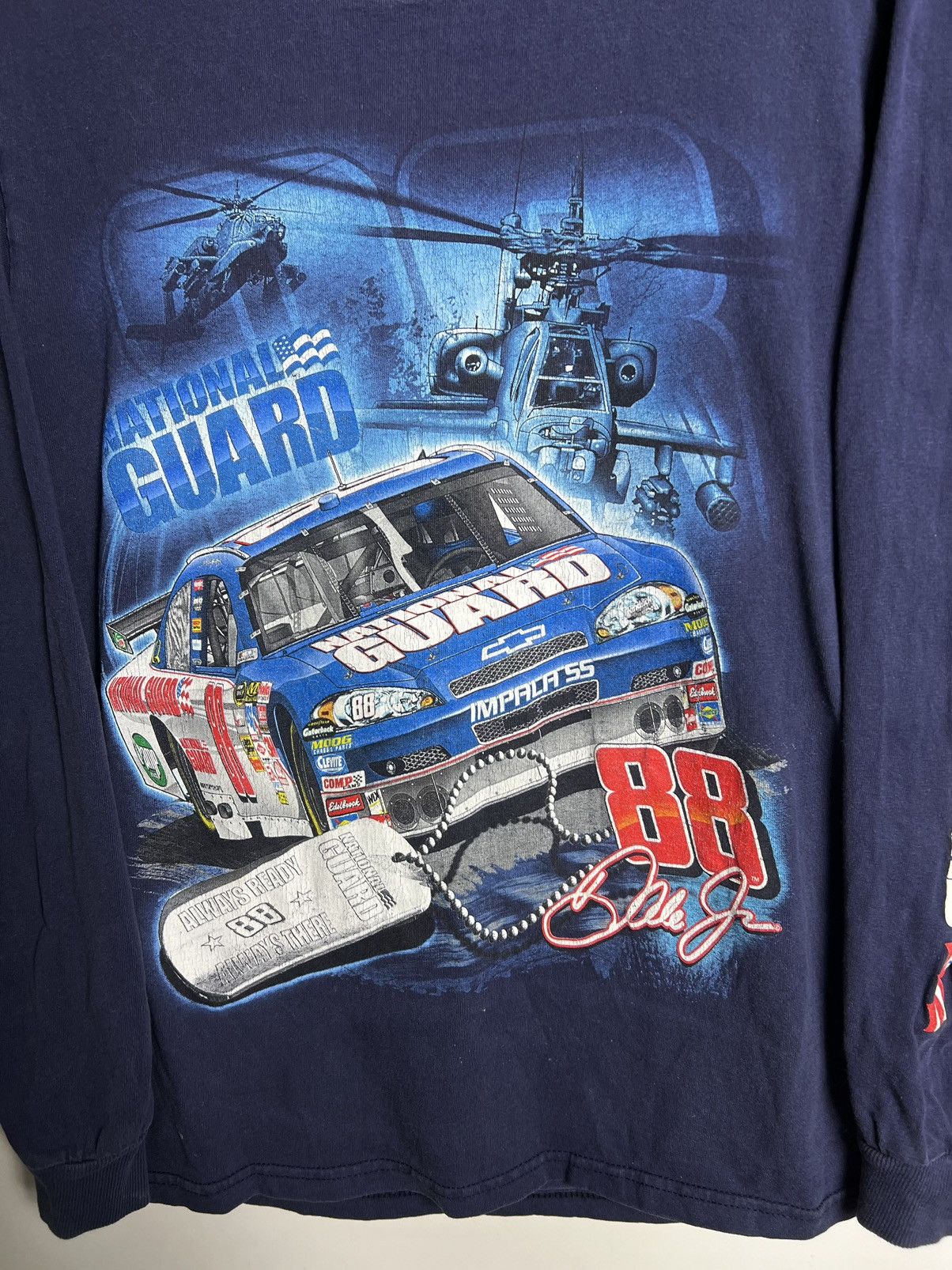 NASCAR × Vintage Longsleeve Nascar National Guard racing vintage 90’s Size US S / EU 44-46 / 1 - 4 Thumbnail