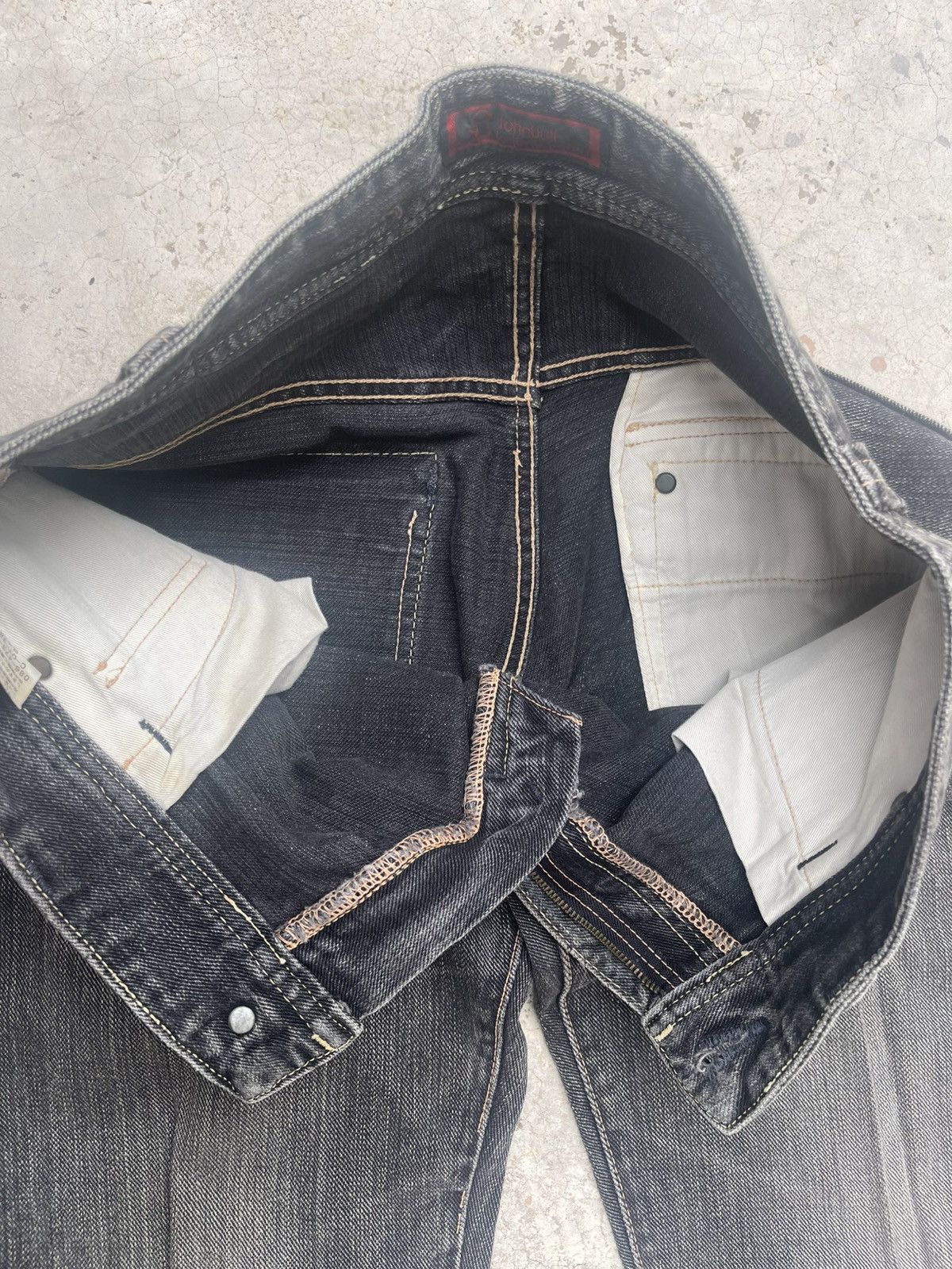 Johnbull Johnbull Kojima Japan Faded Black denim Size US 30 / EU 46 - 9 Thumbnail
