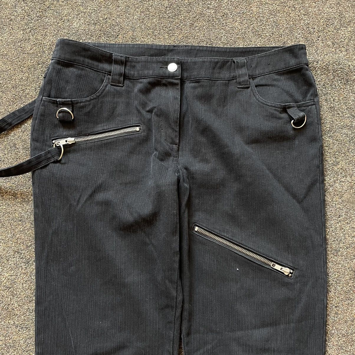 Vintage Y2K Baggy Cargo Pants Multi Pocket Distressed Streetwear Size 32" / US 10 / IT 46 - 5 Thumbnail