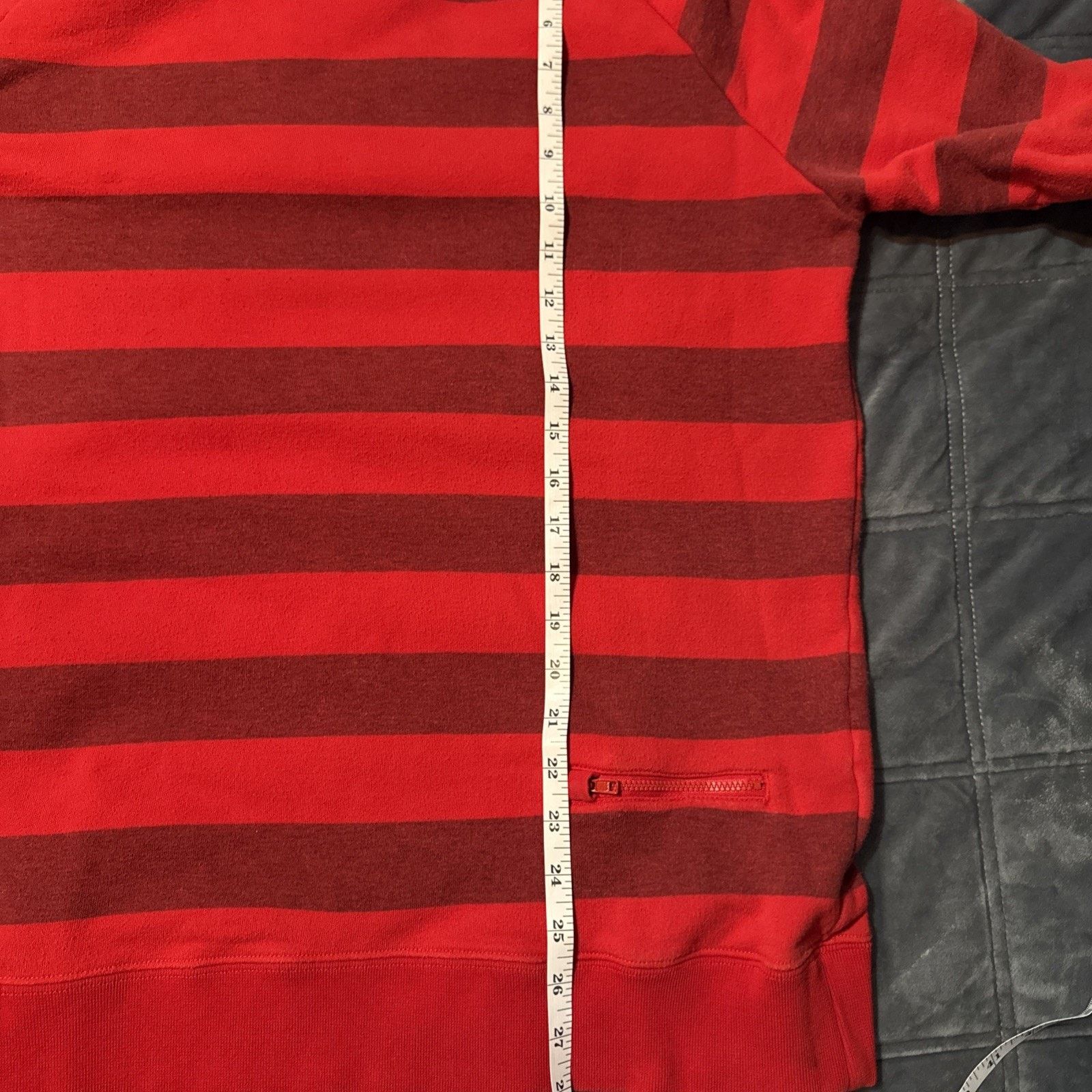 Nike Nike 6.0 Red Striped Crew Neck Sweatshirt Men's Sz XL Grunge Size US XL / EU 56 / 4 - 10 Thumbnail
