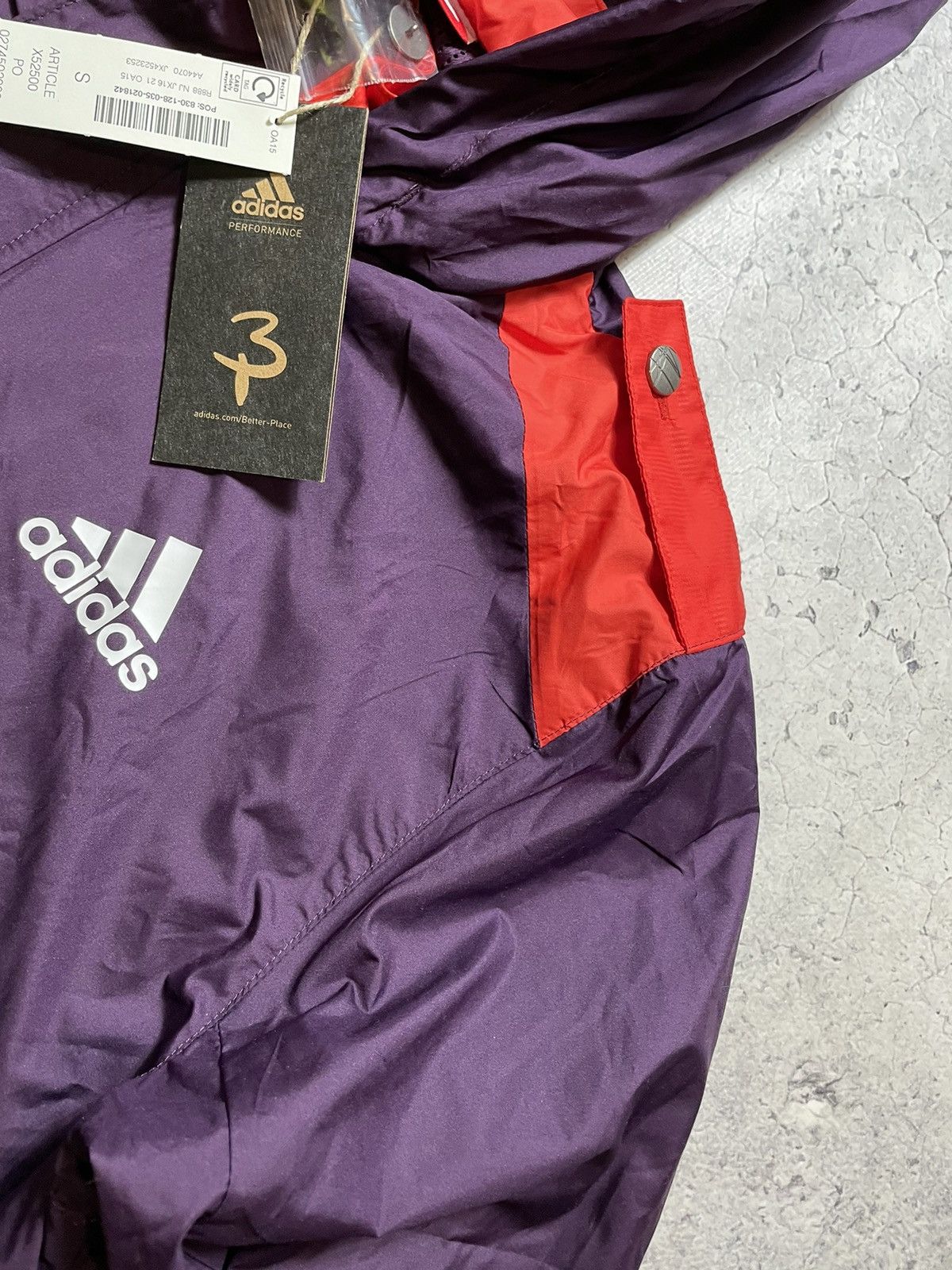 Adidas New Adidas London 2012 Big Logo Y2K Nylon Jacket Size US S / EU 44-46 / 1 - 8 Thumbnail