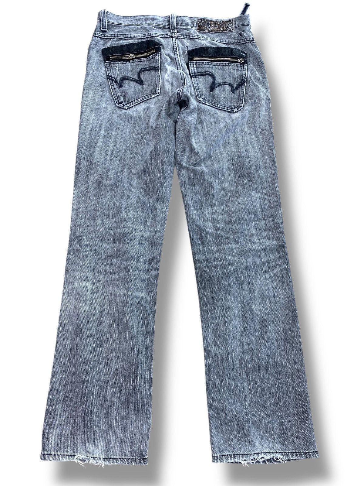 Edwin Vintage Edwin 422 Faded Wash Ripped Jeans Size US 30 / EU 46 - 3 Thumbnail