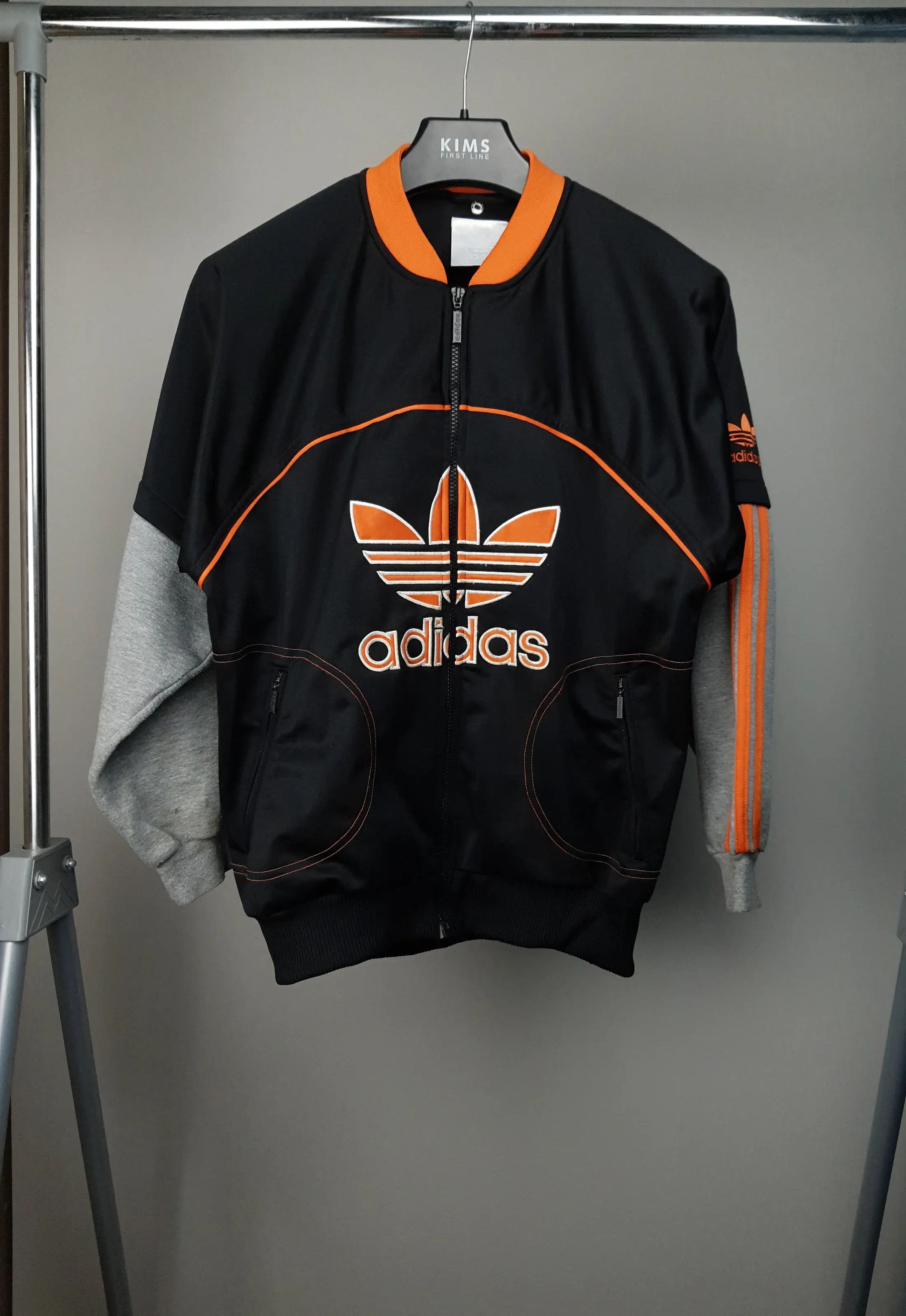 Adidas Adidas Full Zip Up Sportswear Big Embroidered Logo Track Top Size US XS / EU 42 / 0 - 1 Thumbnail