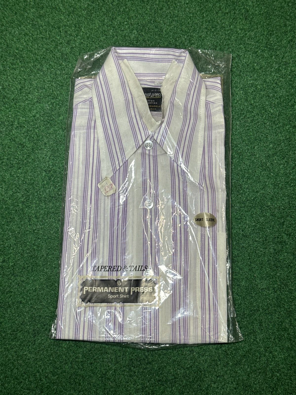 Vintage Vintage 70s Button Up Short Sleeve Striped Medium Shirt Size US M / EU 48-50 / 2 - 1 Thumbnail