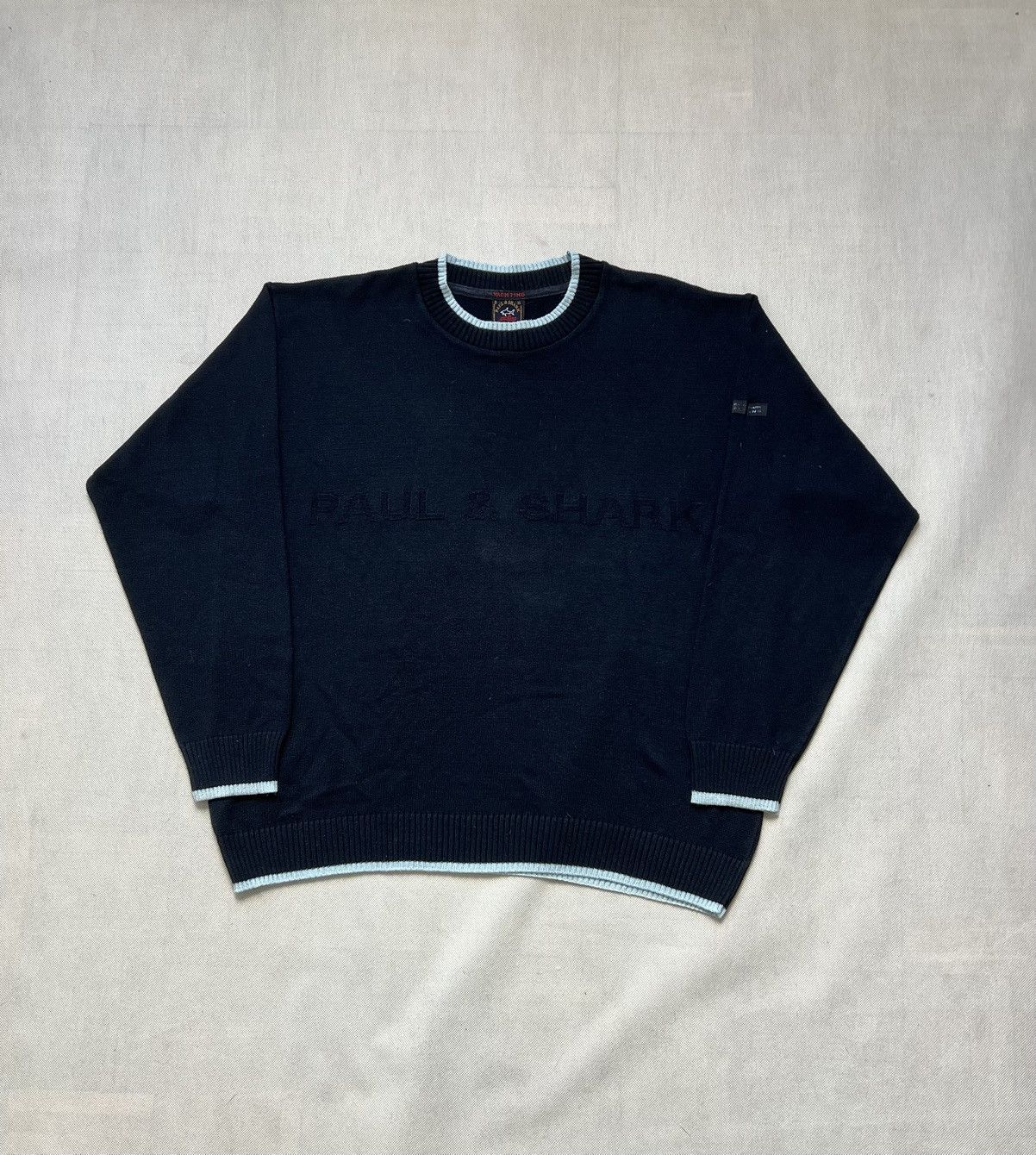 Paul & Shark × Vintage Sweater Paul & Shark big logo vintage 90’s Size US XL / EU 56 / 4 - 2 Thumbnail