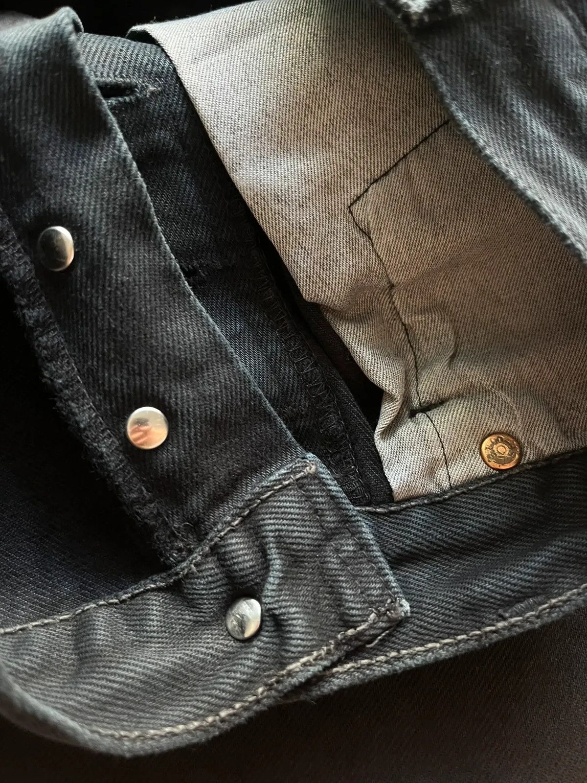 Levi's Levi's 501 Sz W 32 L 32 Black Denim Jeans Rare Size US 34 / EU 50 - 8 Thumbnail