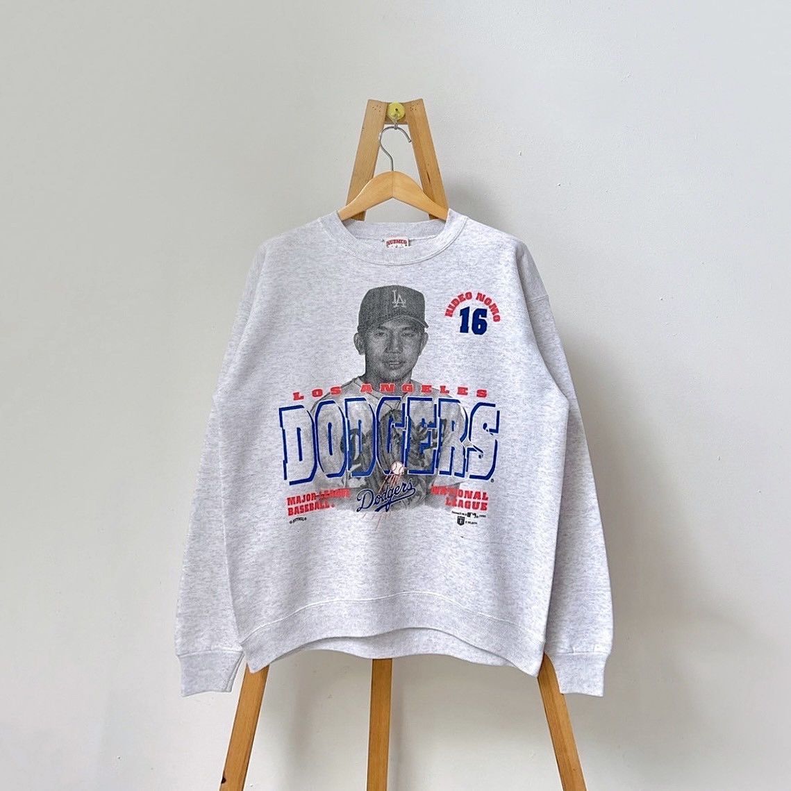 Nutmeg × Vintage 90s Hideo Nomo Los Angeles Dodgers player MLB sweatshirt/ M Size US M / EU 48-50 / 2 - 1 Thumbnail