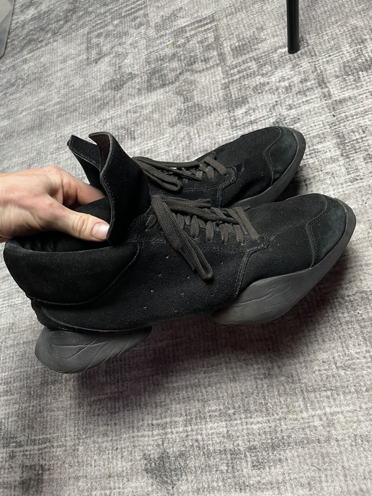 Rick Owens Rick owens Suede Tech Runners Black Size US 12 / EU 45 - 3 Thumbnail