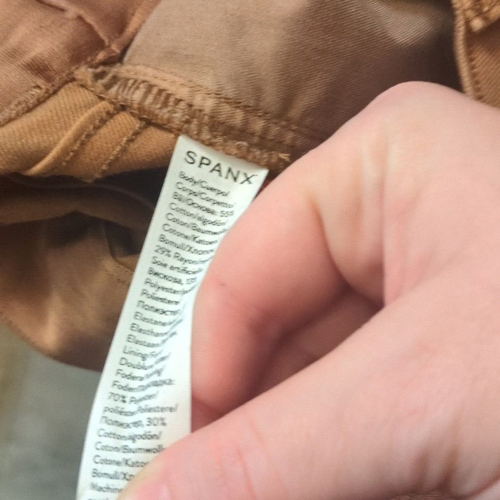 Spanx Spanx tan cargo pull on denim pants size XS Size 24" / US 00 / IT 34 - 4 Thumbnail