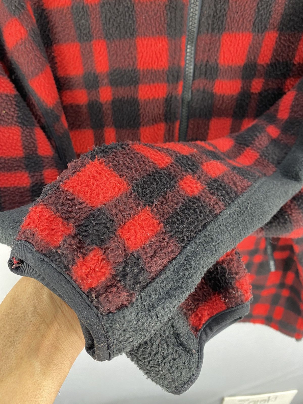 Helly Hansen Helly Hansen Vintage Fleece Hoodie Jacket Checkered Size US XXL / EU 58 / 5 - 10 Thumbnail
