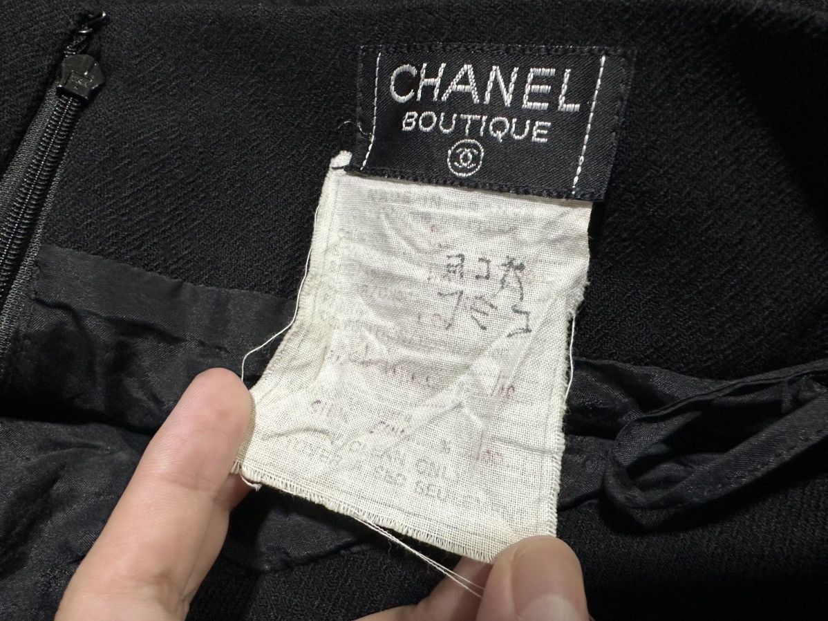 Chanel 🔥Archived Vintage Chanel Wool Pleated Skirt 1990 Karl Era Size 27" / US 4 / IT 40 - 12 Thumbnail