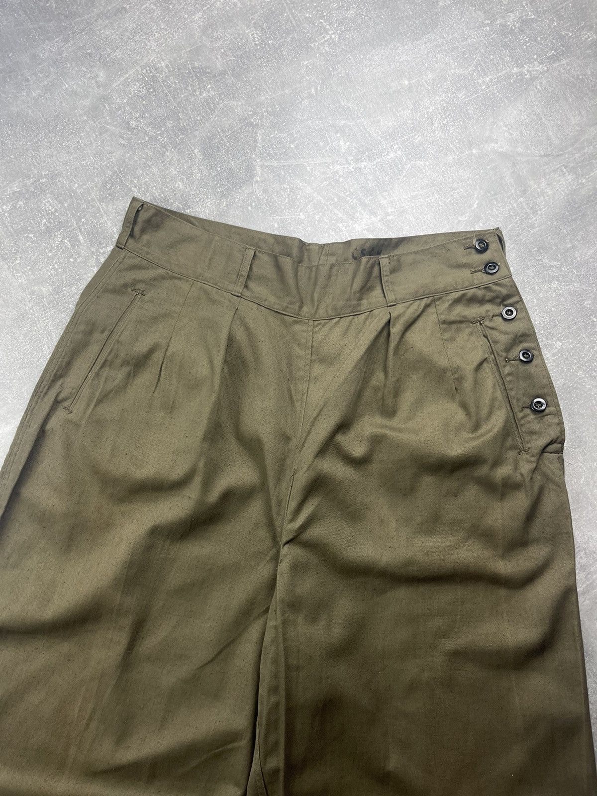 Other Vintage USSR Field Pants M39 Infantry Military Uniform Green Size US 36 / EU 52 - 6 Thumbnail