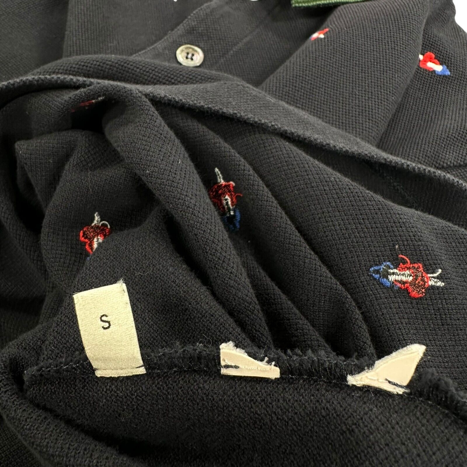 Gucci Gucci Size S Polo Shirt Navy Arrow/Heart Logo Taped Collar Size US S / EU 44-46 / 1 - 10 Thumbnail