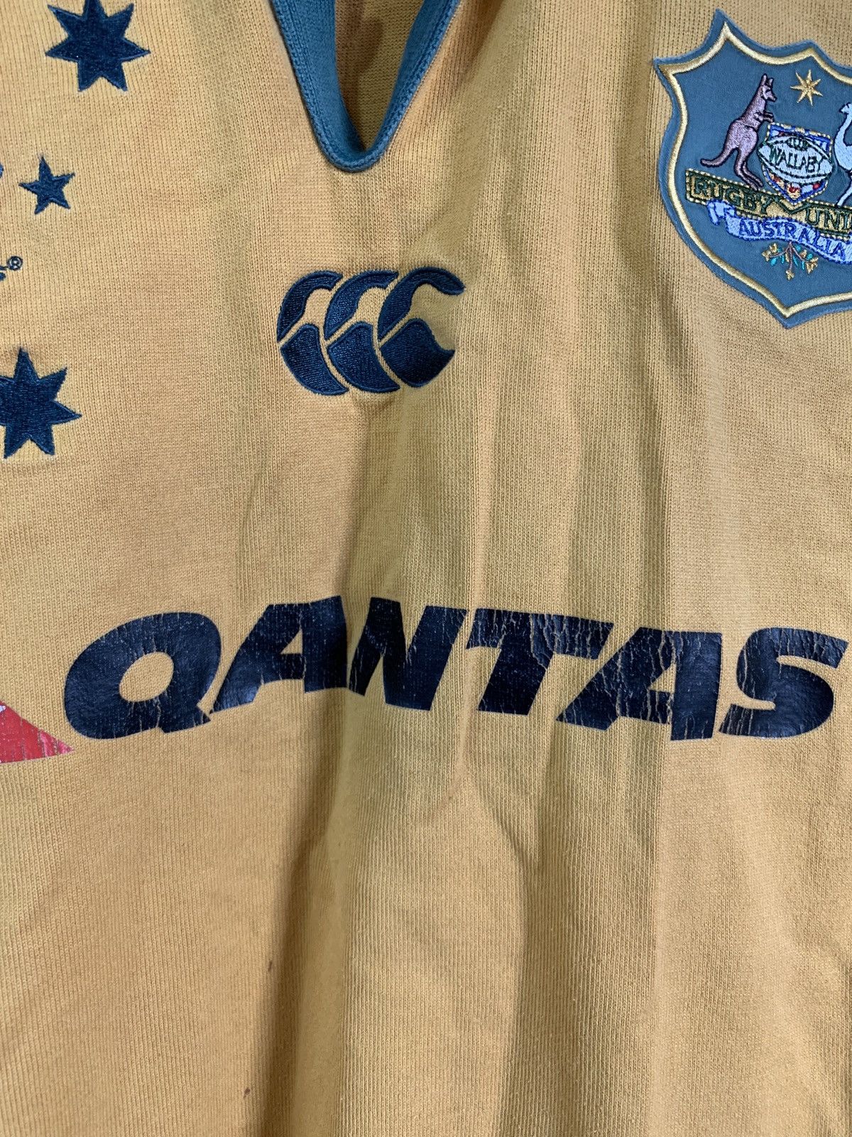 Canterbury of New Zealand × Vintage Australia Home Rugby Union Shirt Canterbury Jersey Size M Size US M / EU 48-50 / 2 - 7 Thumbnail