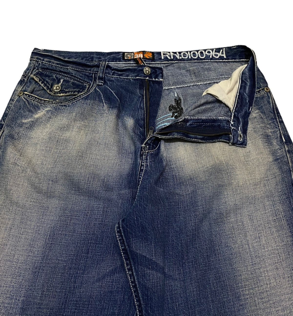 Vintage Rare Design Vintage Brand Akademiks Baggy Hiphop Jeans 2000s Size US 38 / EU 54 - 6 Thumbnail