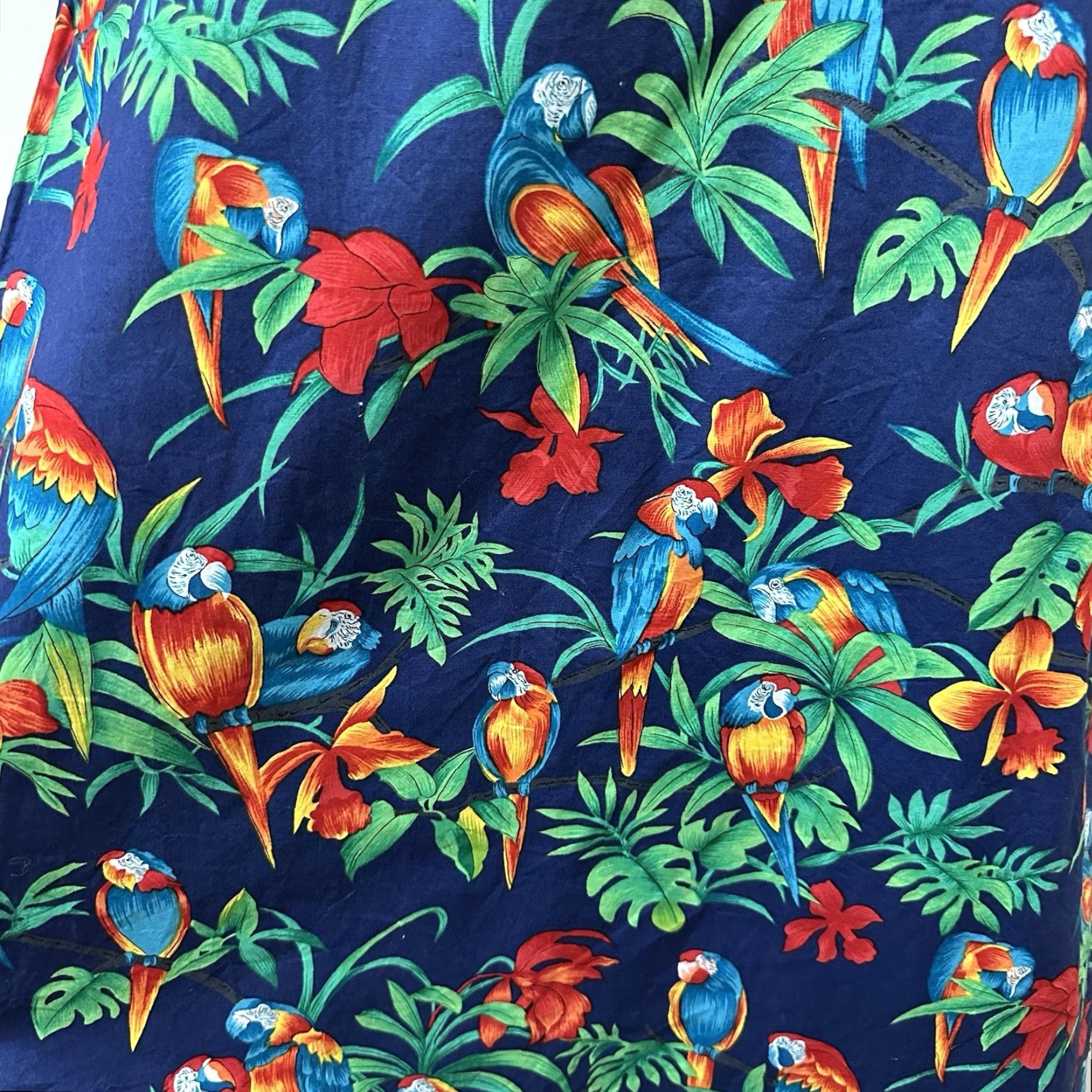 Hilo Hattie VINTAGE Hilo Hattie Hawaiian Aloha Luau Dress Sundress Parrot Print Size L Size L / US 10 / IT 46 - 7 Thumbnail