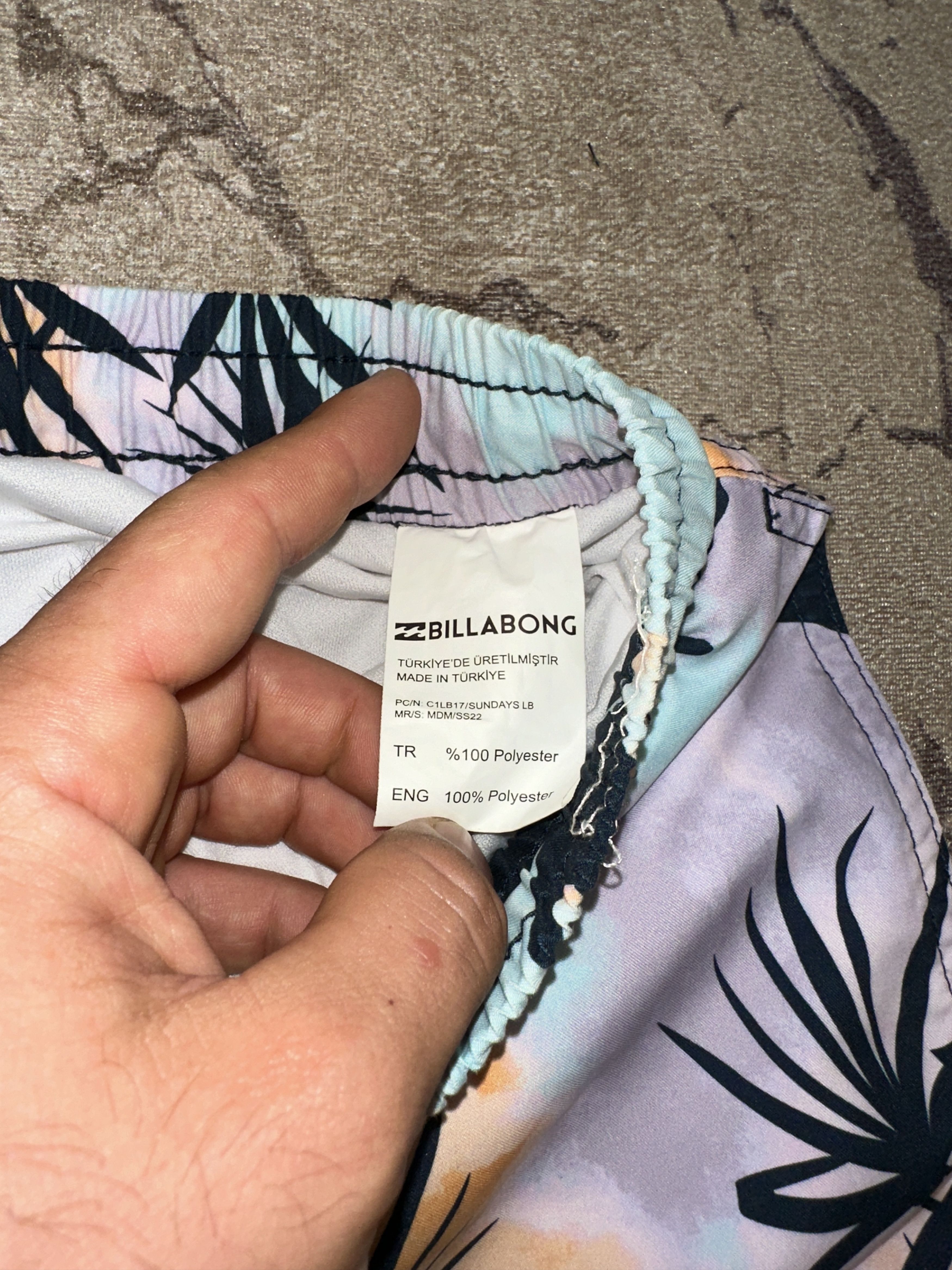 Billabong Billabong Floral Palm Hawaii Surf Board Shorts Trunks Size S Size US 30 / EU 46 - 6 Thumbnail