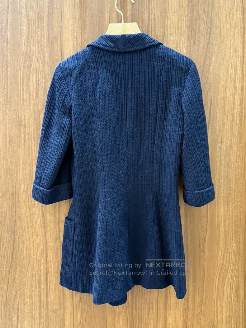 Chanel Chanel Dark blue double-breasted jacket Size XS / US 0-2 / IT 36-38 - 2 Thumbnail